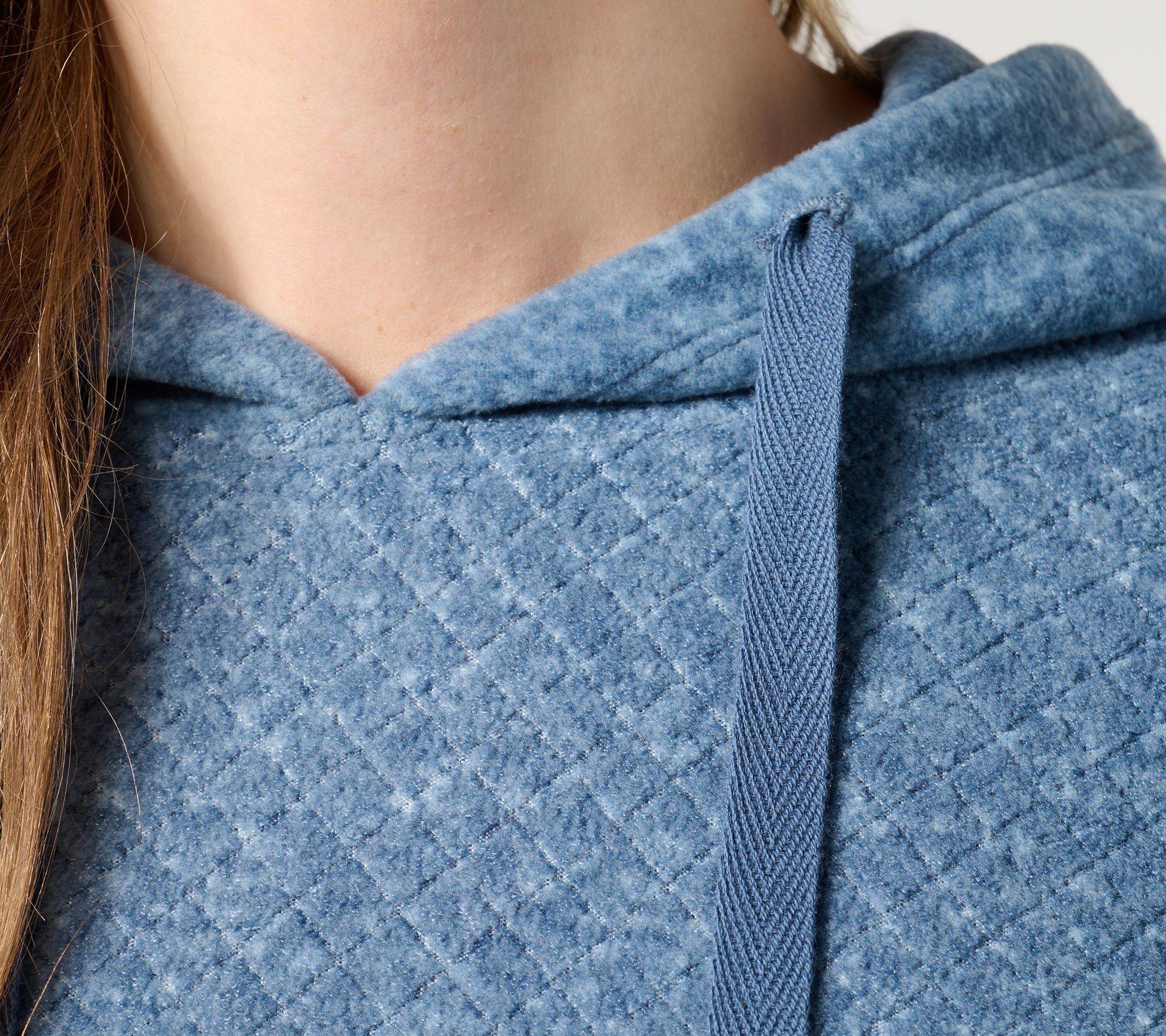 Stan Herman Diamond Stretch Fleece Hooded Lounge Set