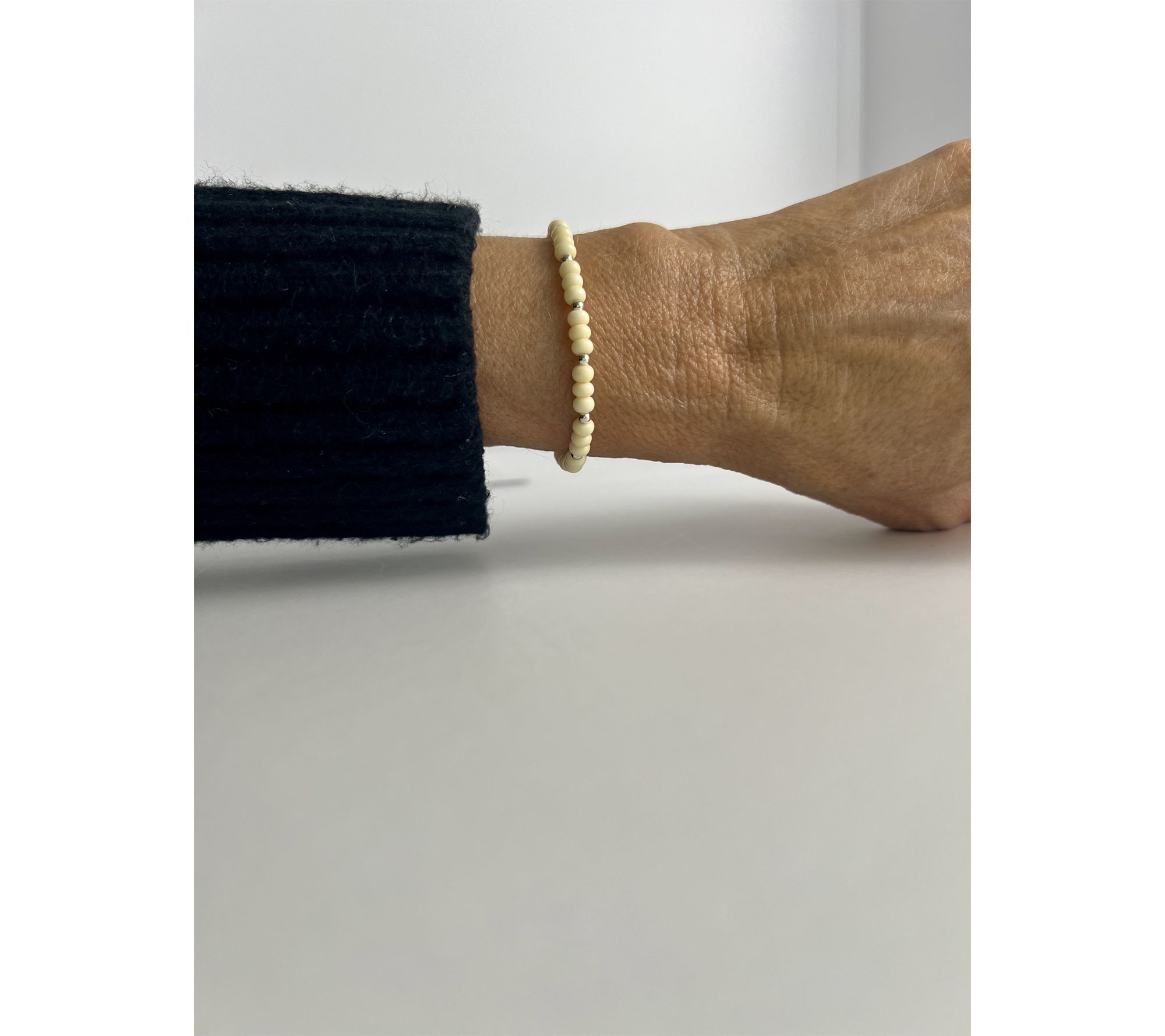 MaeMarie Wraps Butter Bubble Slip On Bracelet,Sterling