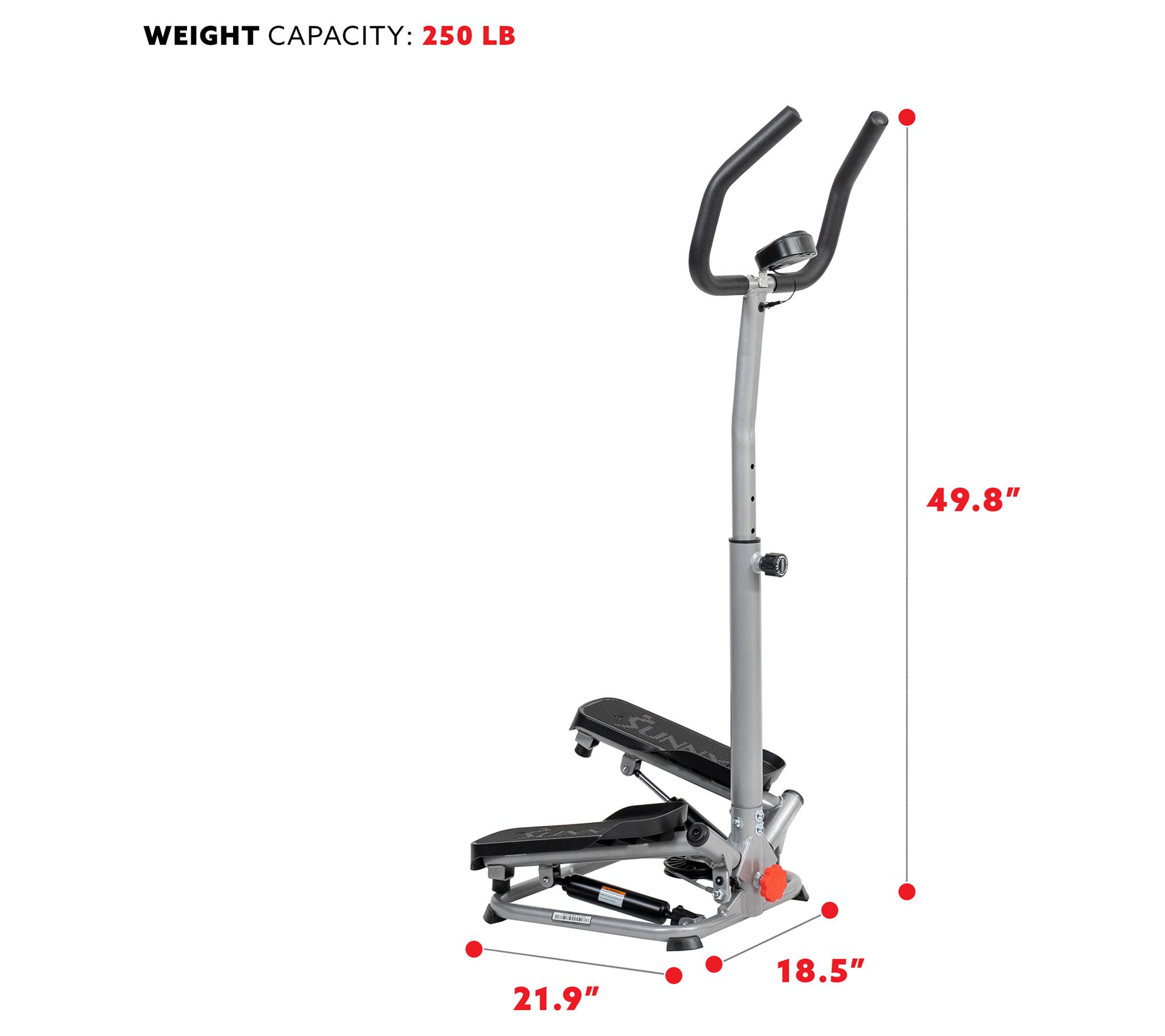 Sunny Health Fitness Stair Stepper w/ Handlebar- SF-S020027