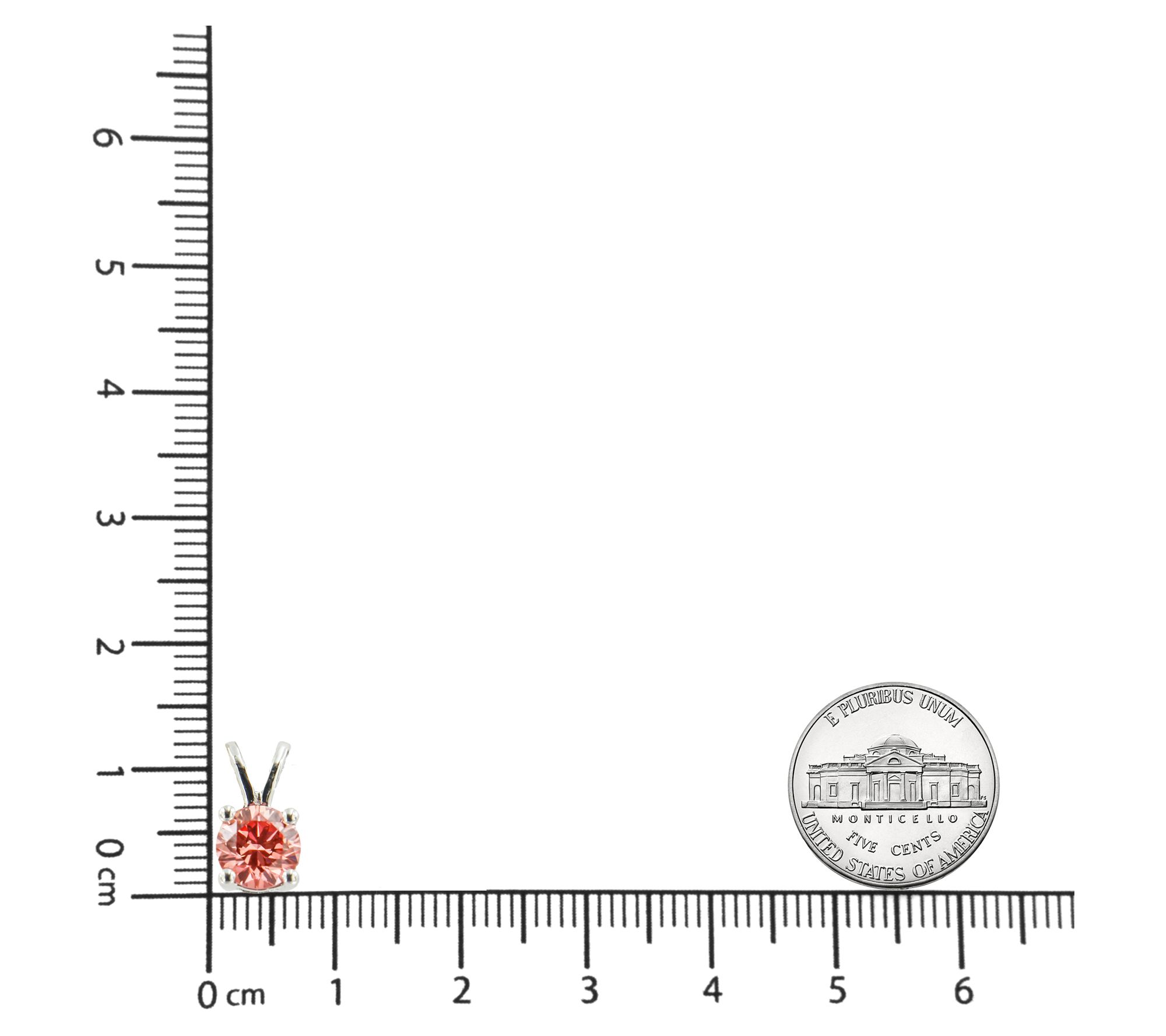 Haus of Brilliance Lab Grown Pink Diamond Necklace, 14K Gold