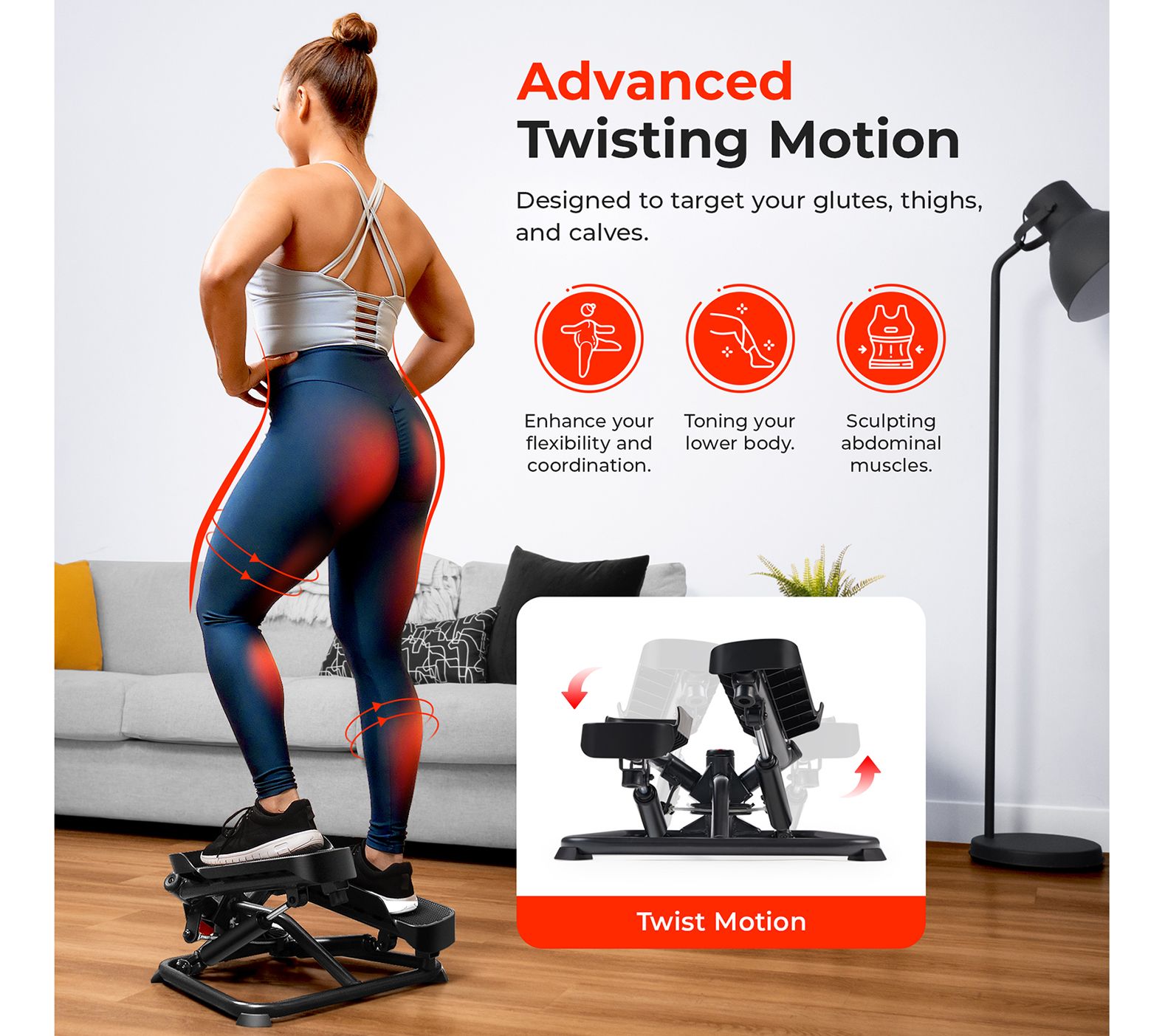 Sunny Smart Twist Stepper Machine