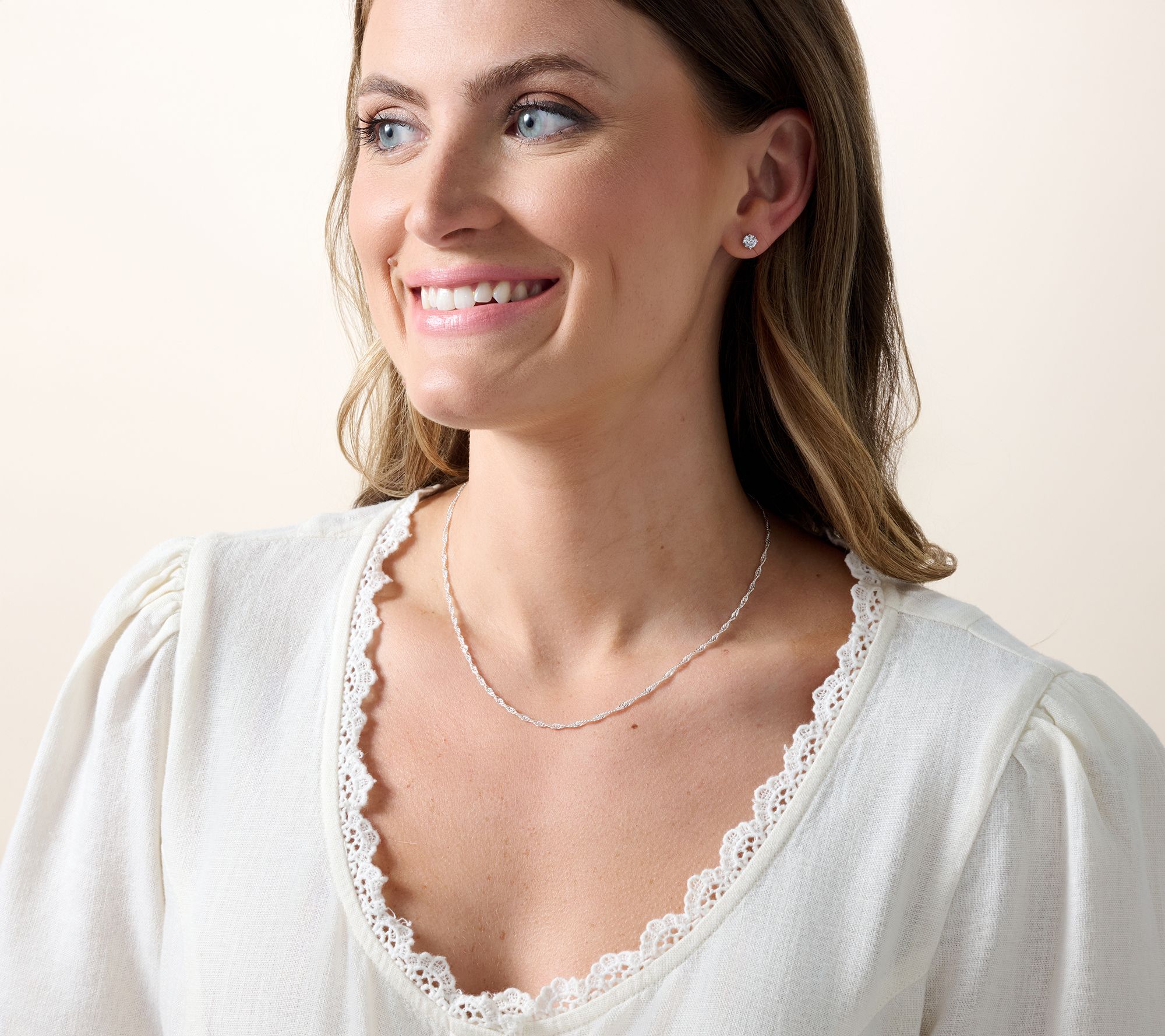 UltraFine 950 Silver Set of 3 Necklaces with Magnet Clasp