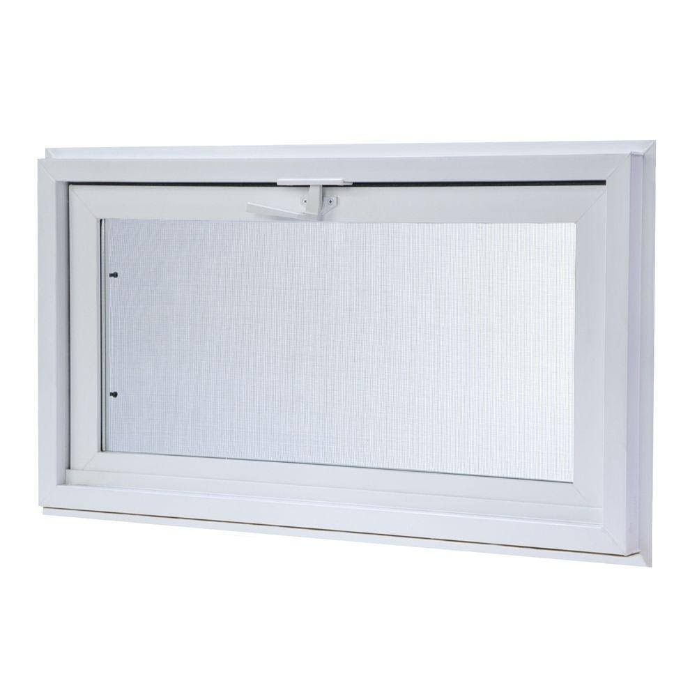 TAFCO Windows 31.75 in. x 21.75 in. Hopper Vinyl Window VBHI3222