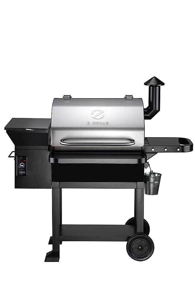 Z Grills 1060 Sq in Pellet Grill and Smoker, Stainless Steel | ZPG-10002B2E
