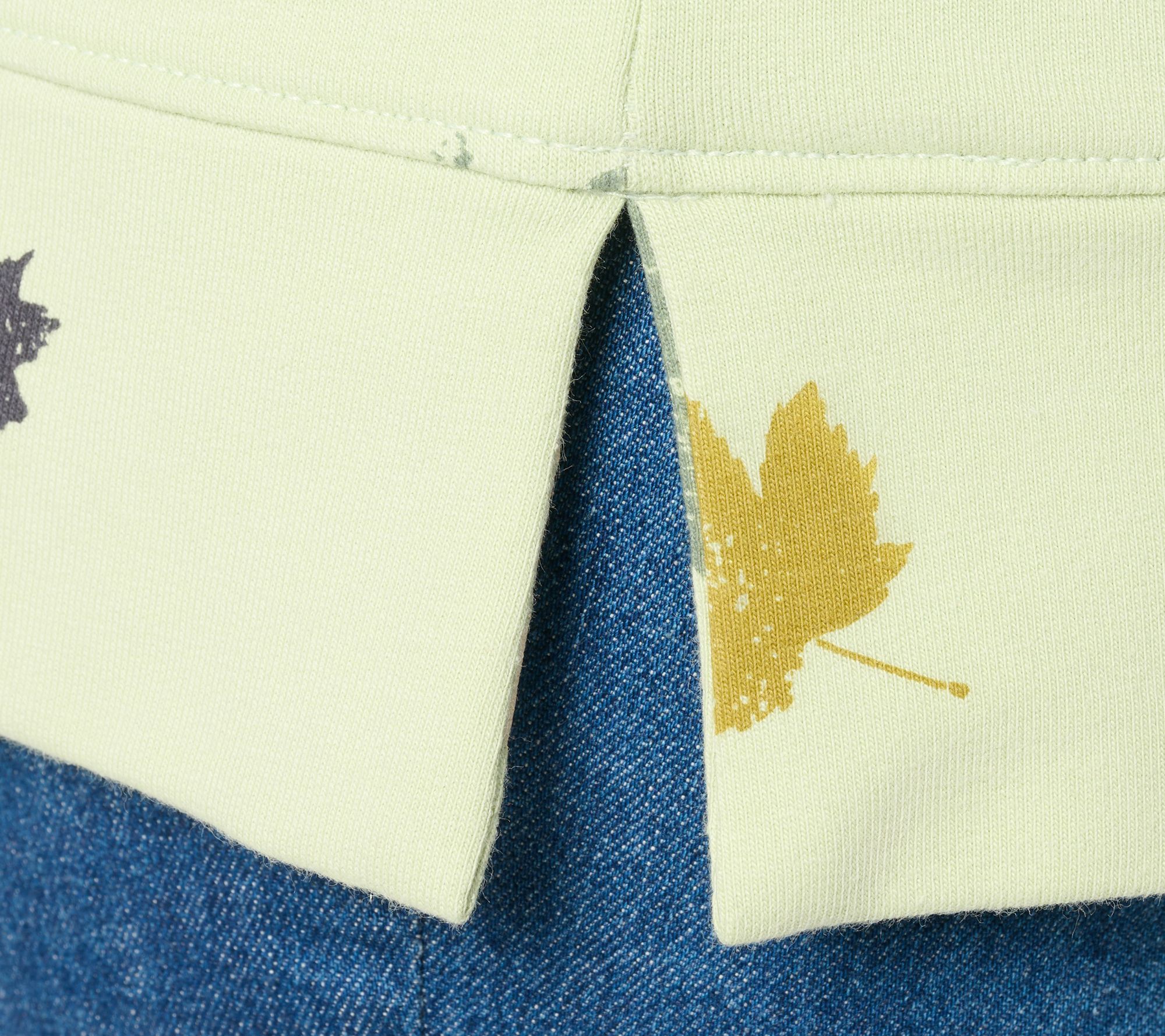 Denim & Co. Regular Printed Fall French Terry Tunic