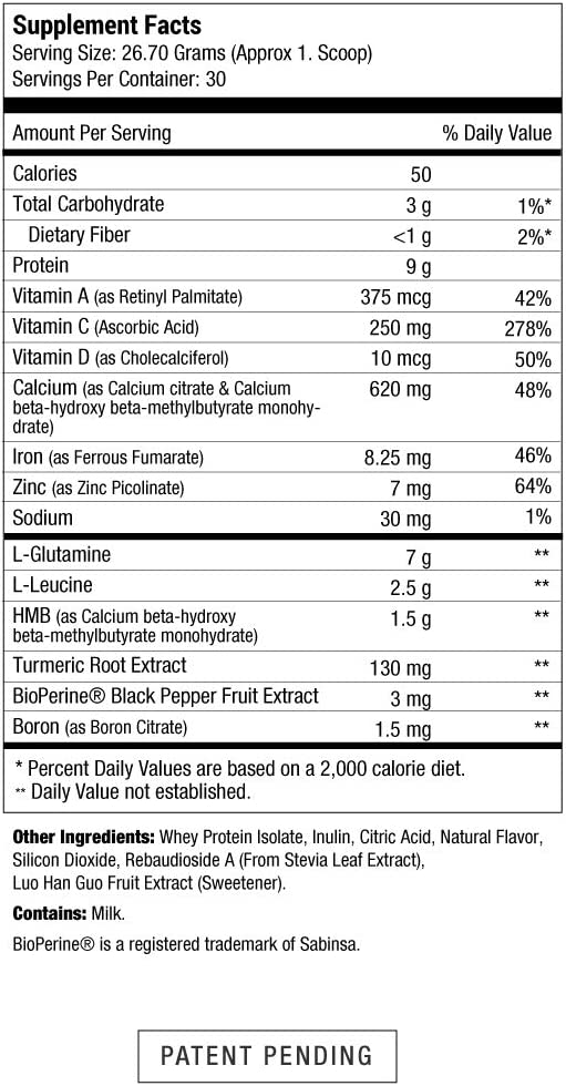 MEND Repair & Recover - Joint, Immune Support, Wound and Bone Fracture Healing Supplement, Injury and Surgery Recovery Natural, Non-GMO - Citrus Protein Powder, 30 Servings
