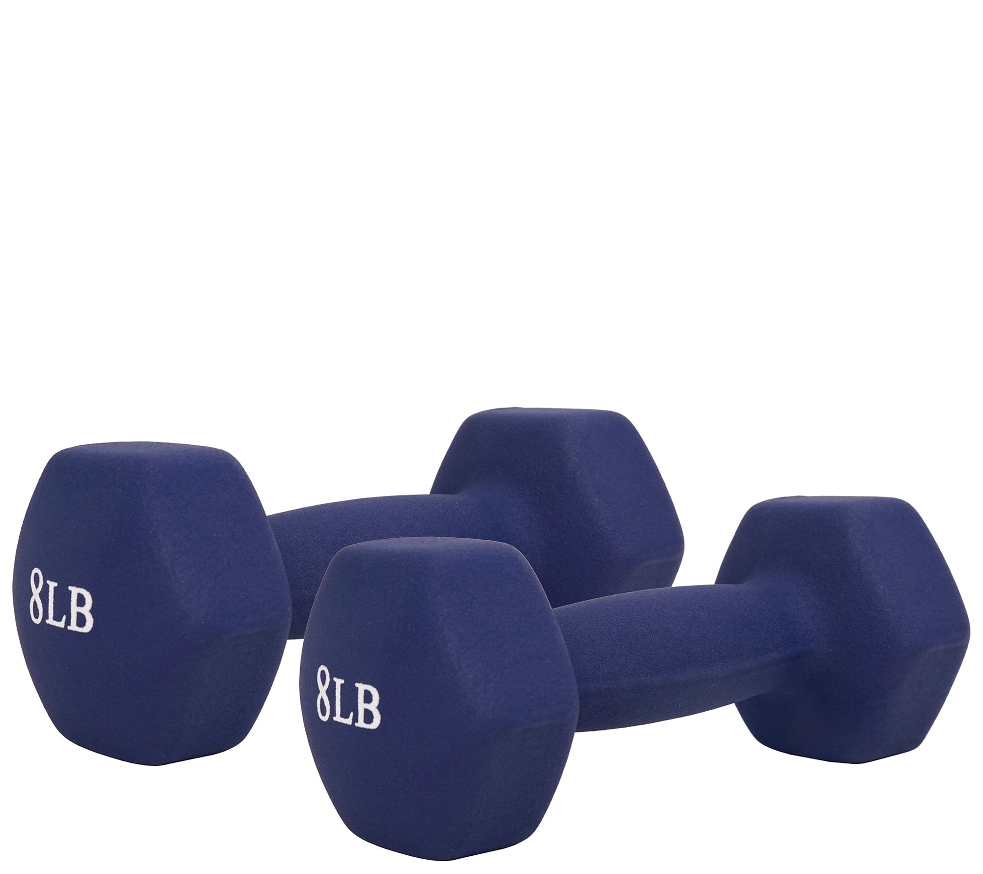 Sunny Health & Fitness Set of (2) 8-lb NeopreneDumbbells