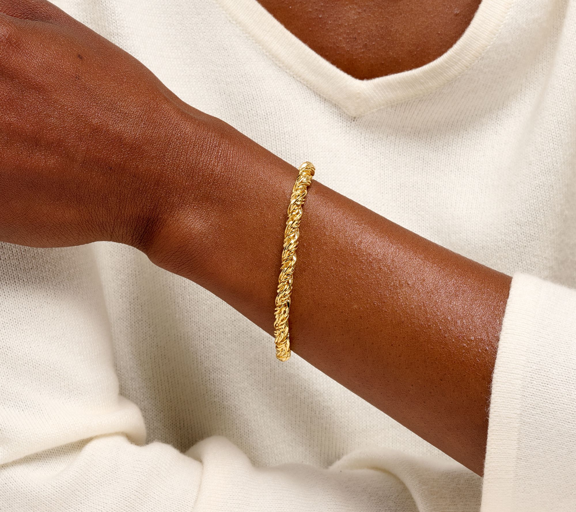 David Markstein Bronze Premier Woven Foxtail Bracelet