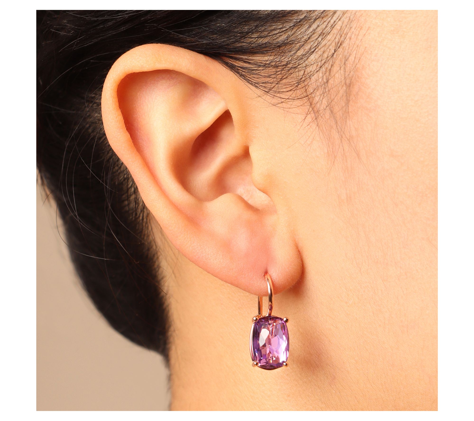 Diamonique X Bronzo Italia Earrings