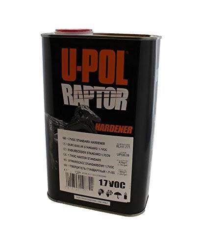 U-POL Products 0825 Raptor Black 1.7 VOC Truck Bed Liner Kit - 4 Liter