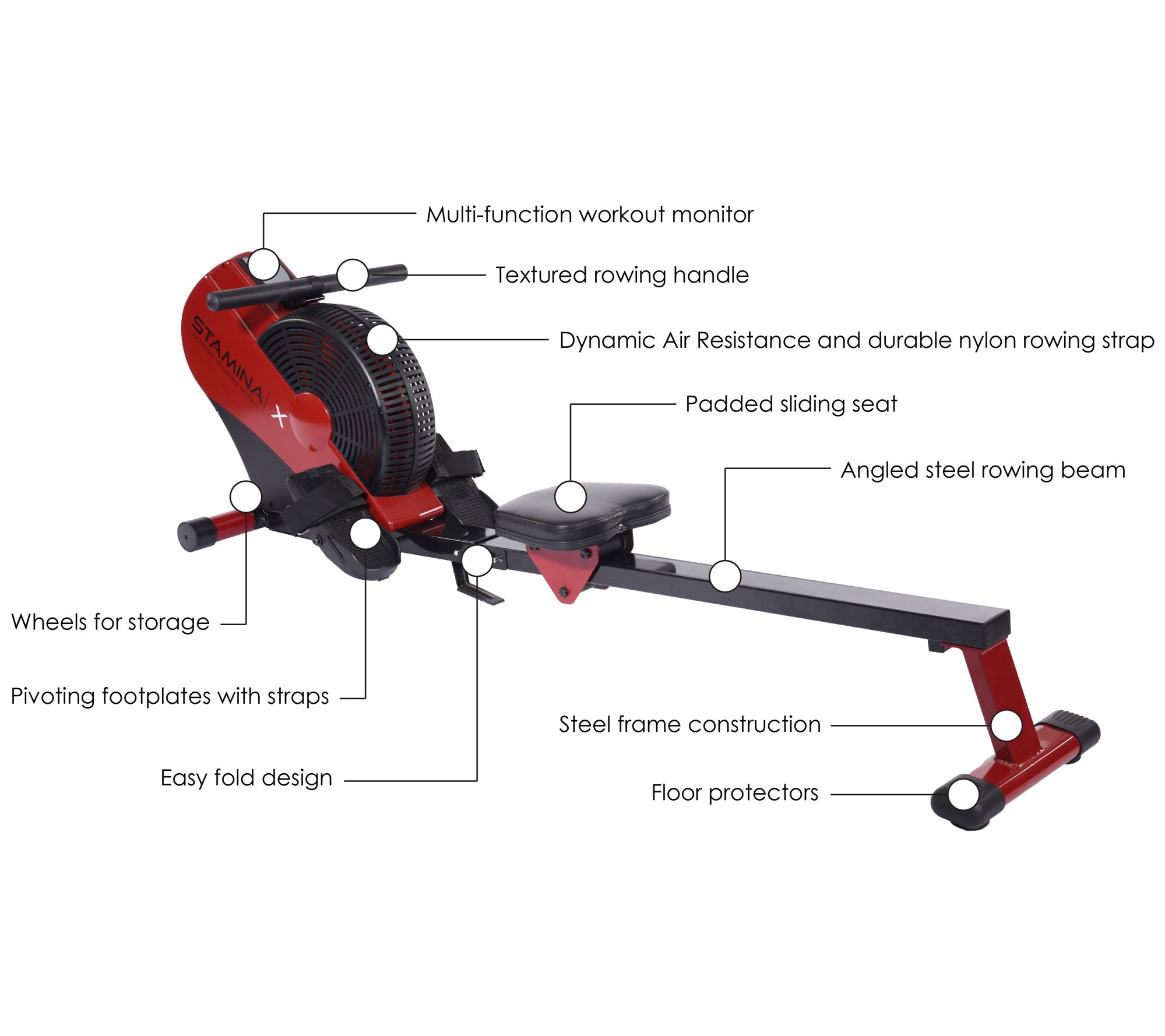 Stamina X Air Rower 1401