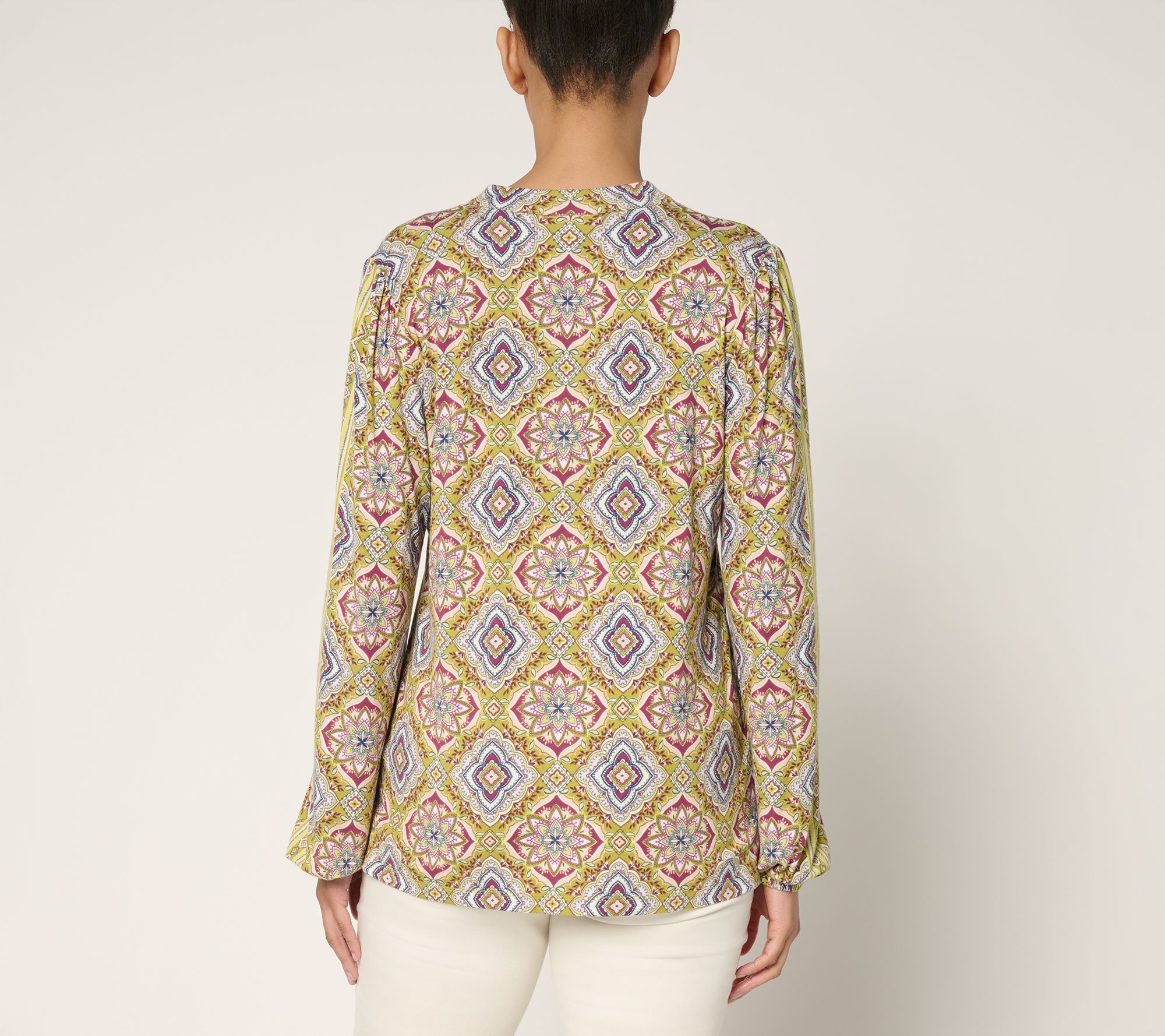 Belle Boho by Kim Gravel Rayon Spandex Southern Star Border Top