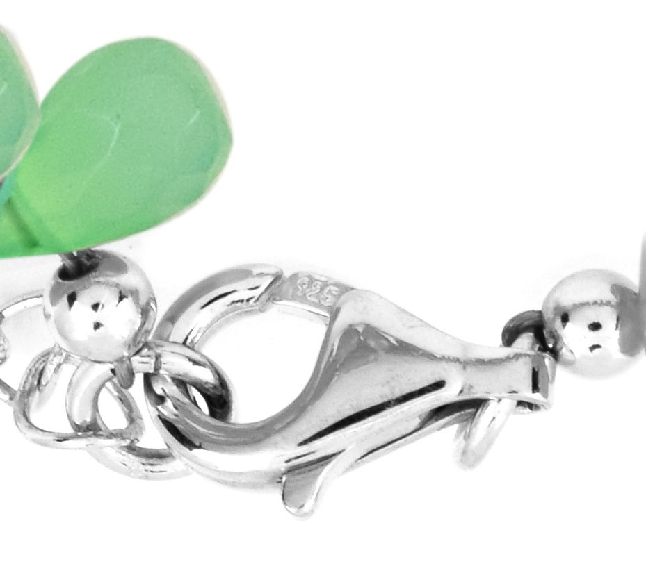 Affinity Gems Gemstone Bead Cluster Bracelet, S terling Silver