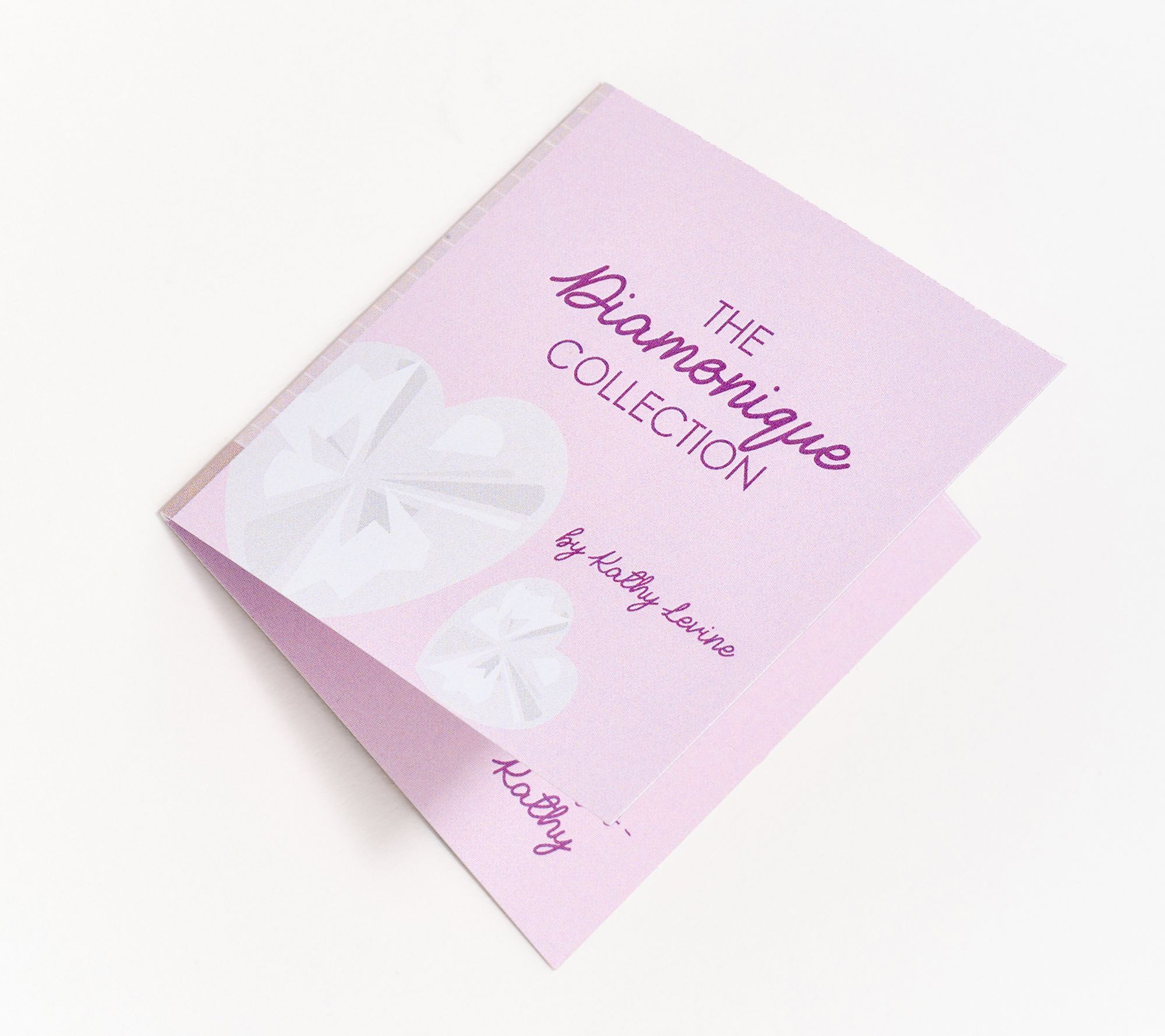 Diamonique x Kathy Levine Cut It Out Necklace, Sterling Silver