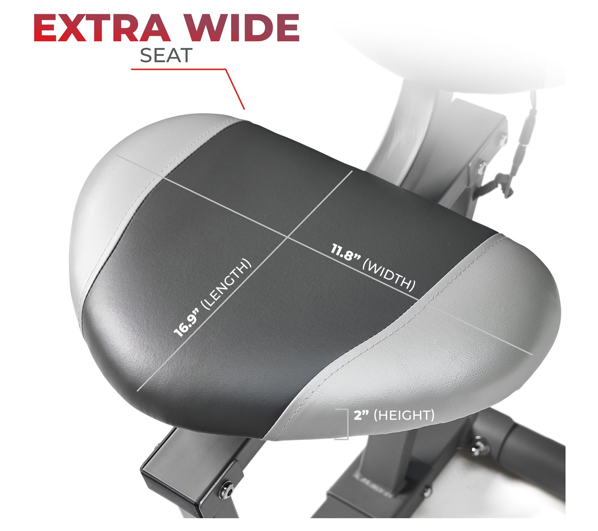 Sunny Health & Fitness Essentials Series Smart Recumbent Bike