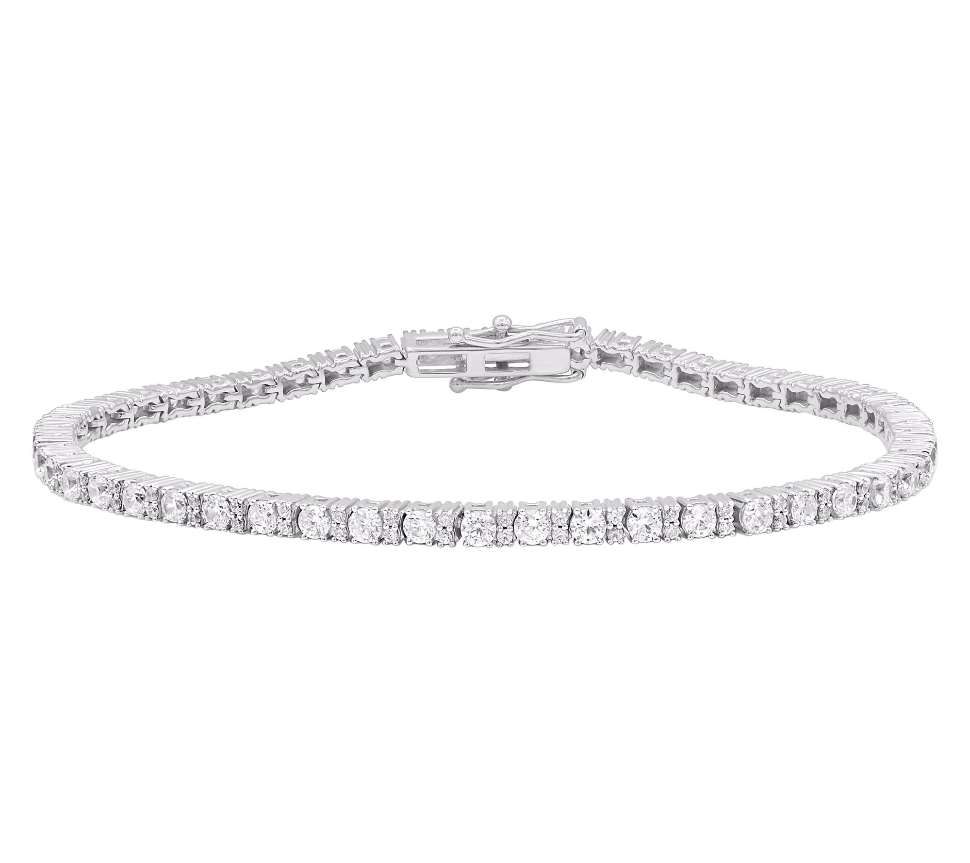 Affinity Diamonds 3.00 cttw Tennis Bracelet, Sterling Silver