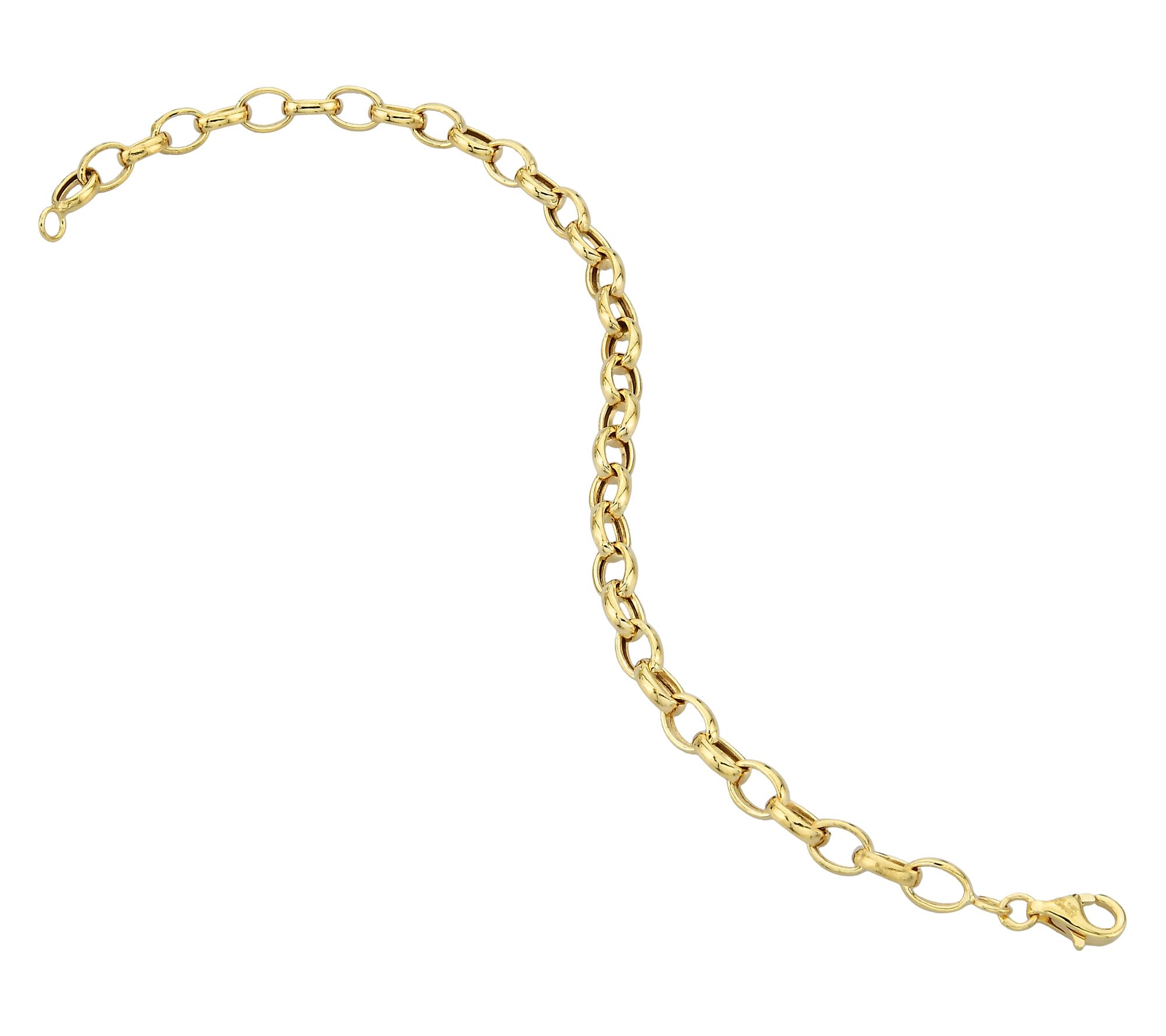 Adorna 14K Gold Rolo Chain Bracelet