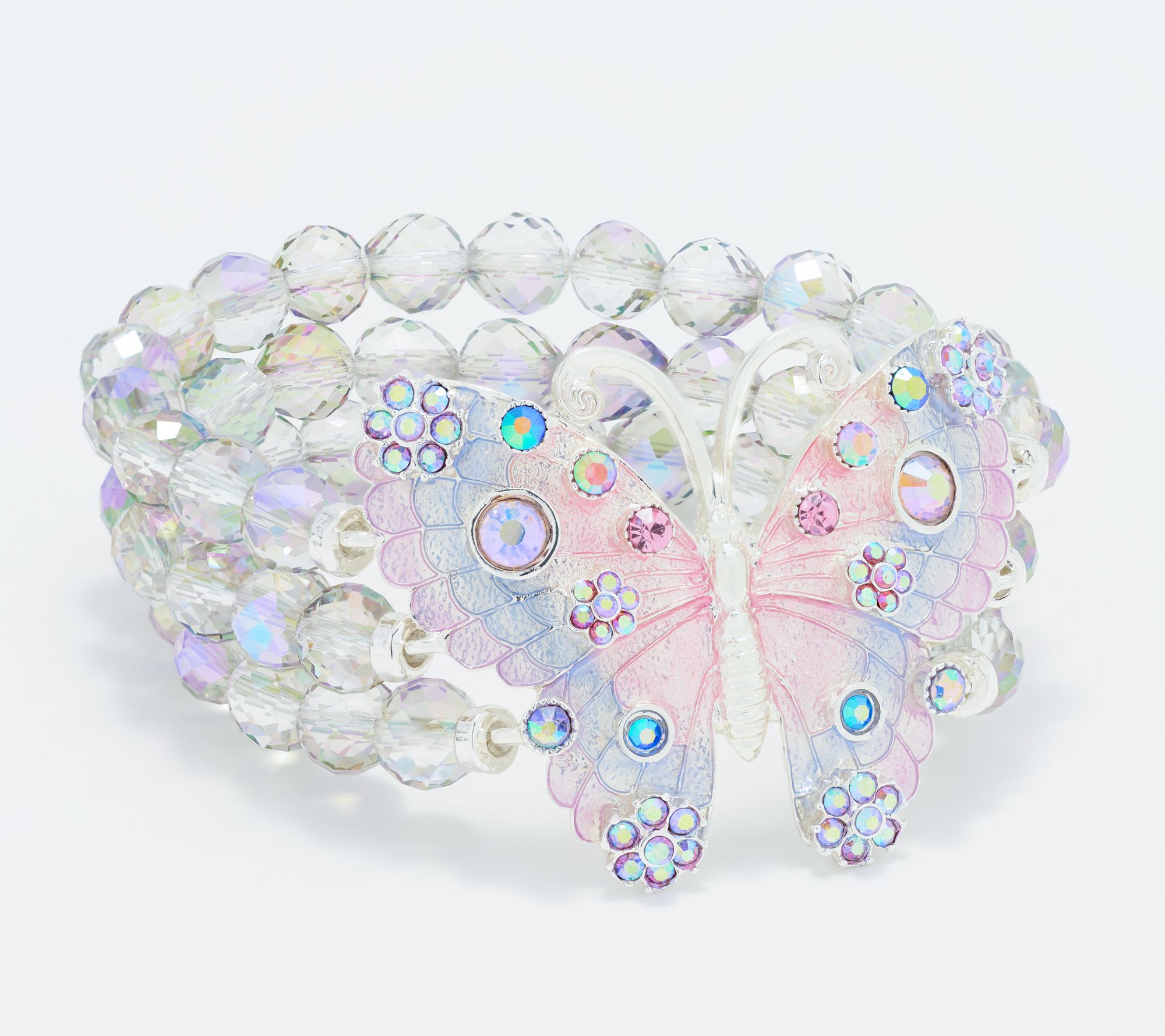 Kirks Folly Fantasia Butterfly Stretch Bracelet
