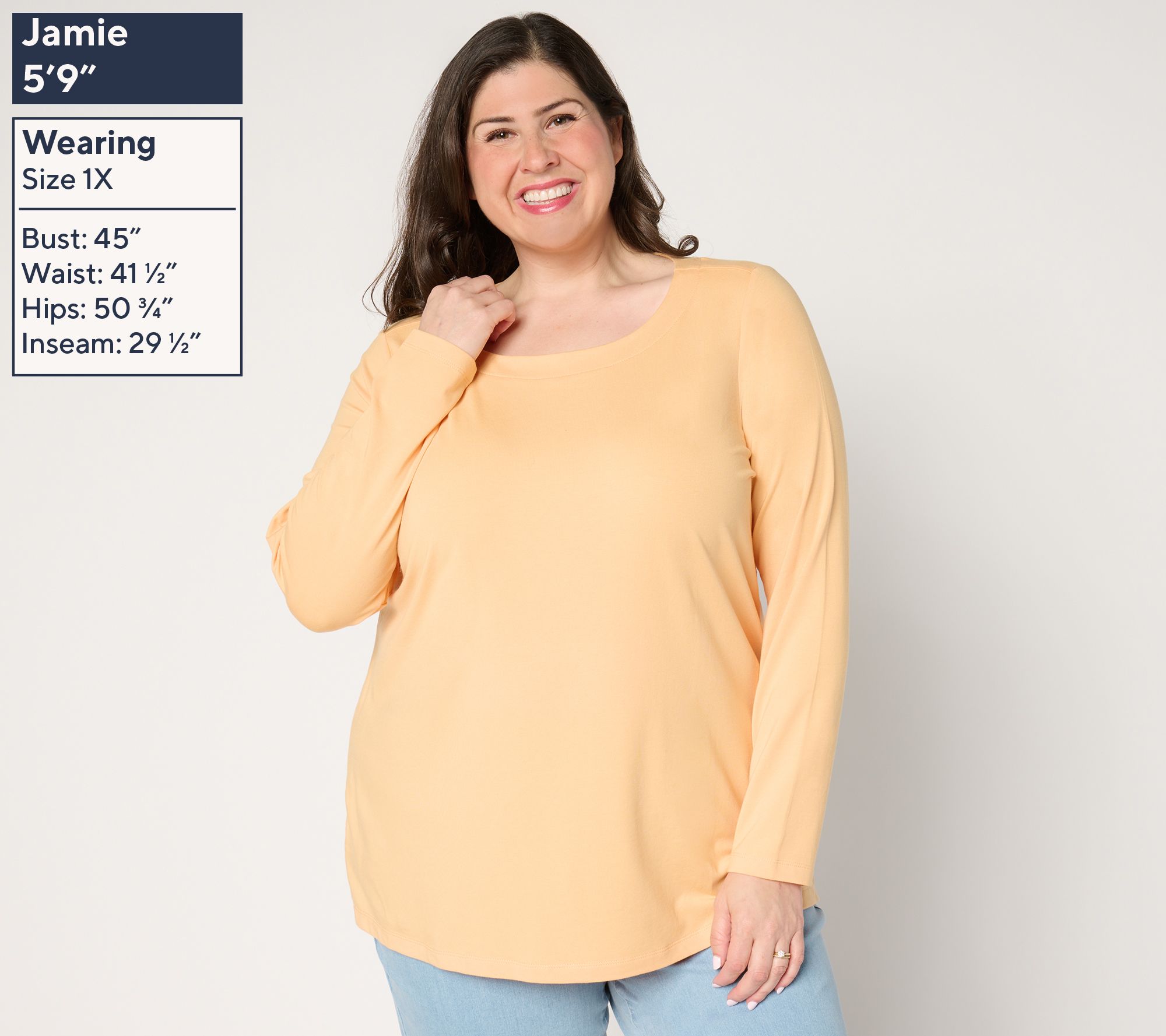 Belle by Kim Gravel Primabelle Knit Long Sleeve Boatneck Top