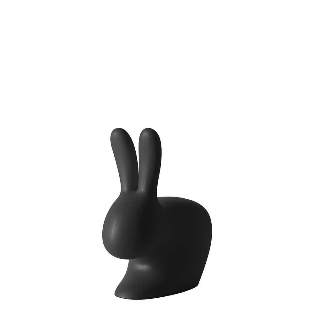 Qeeboo Rabbit Chair Baby Black