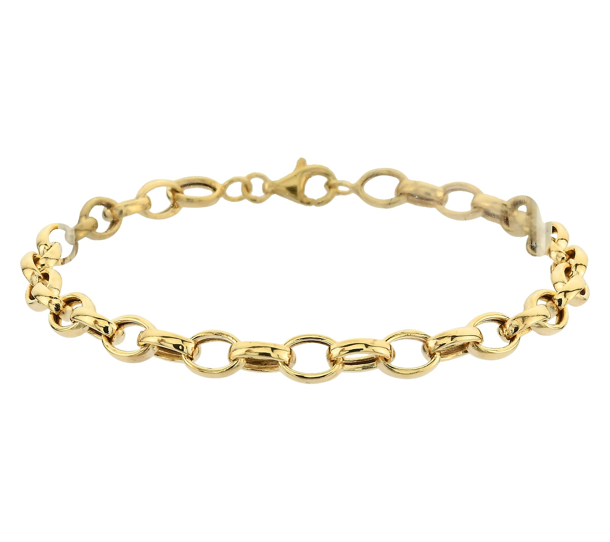 Adorna 14K Gold Rolo Chain Bracelet