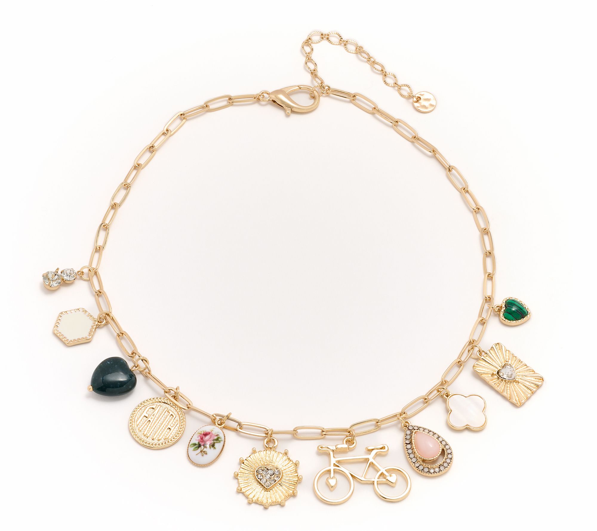 Susan Graver Eclectic Charm Necklace