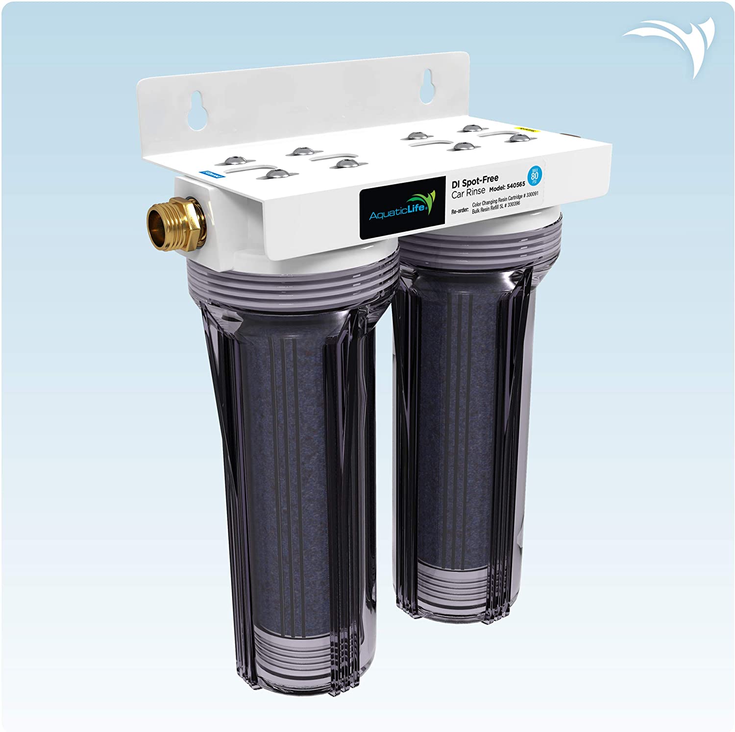 AQUATICLIFE Deionized Spot-Free Car Rinse Unit - Premium Water Deionizer for Car Washing - Spotless Car, RV, and Motorcycle Wash System