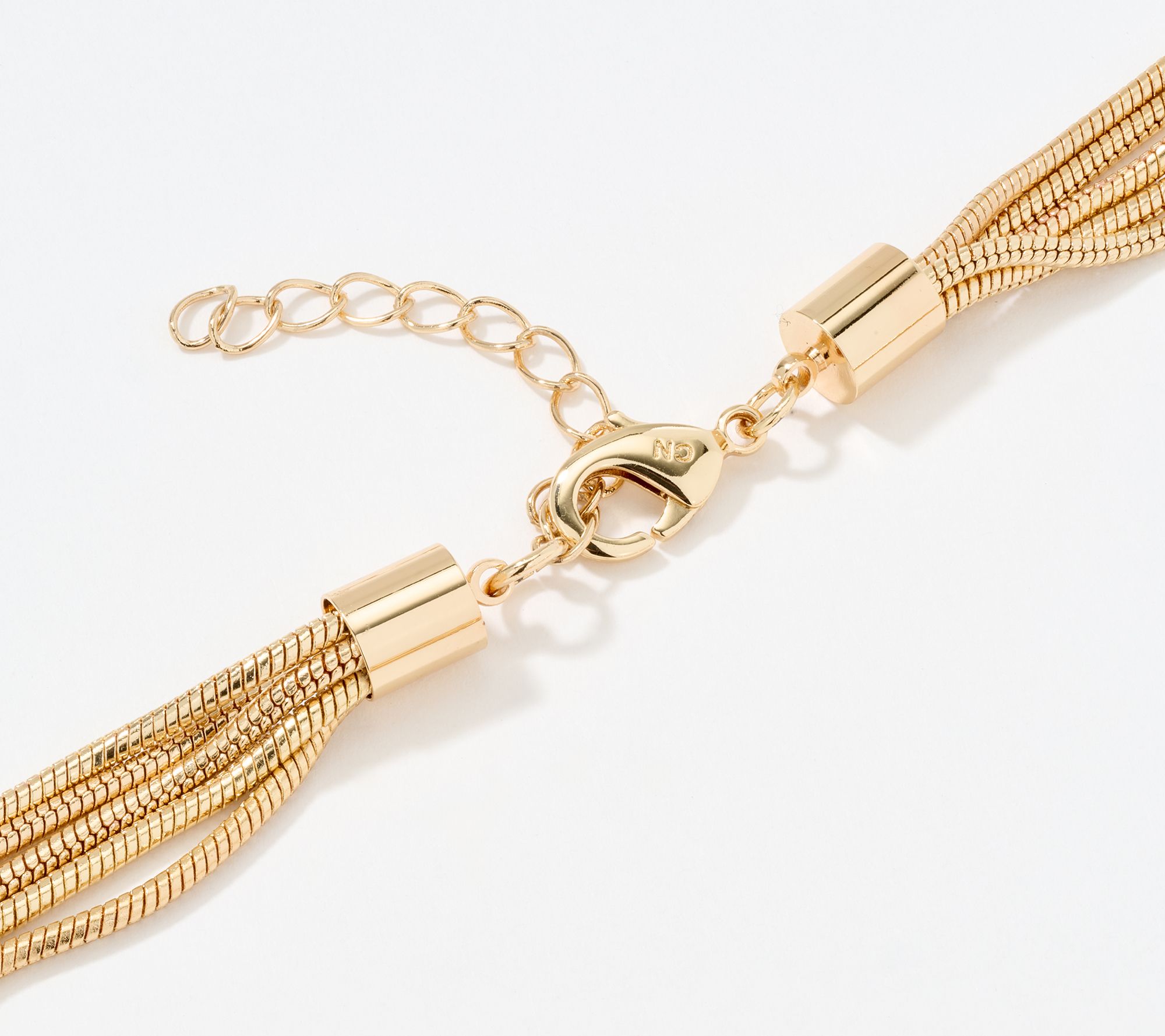 Denim & Co. Layered Chain Necklace