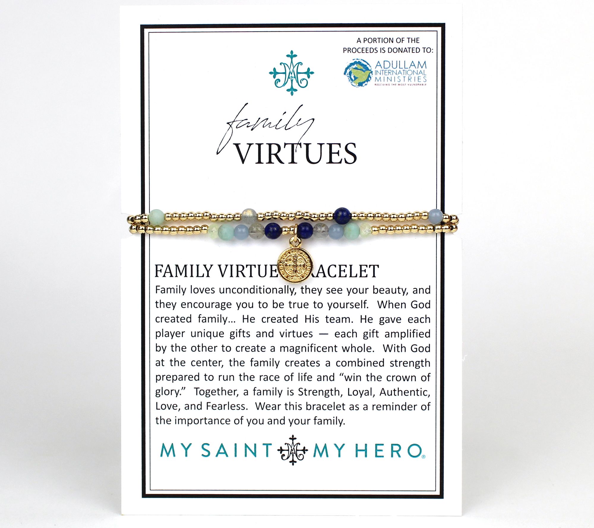 My Saint My Hero x Madison Family VirtuesBracelet Set