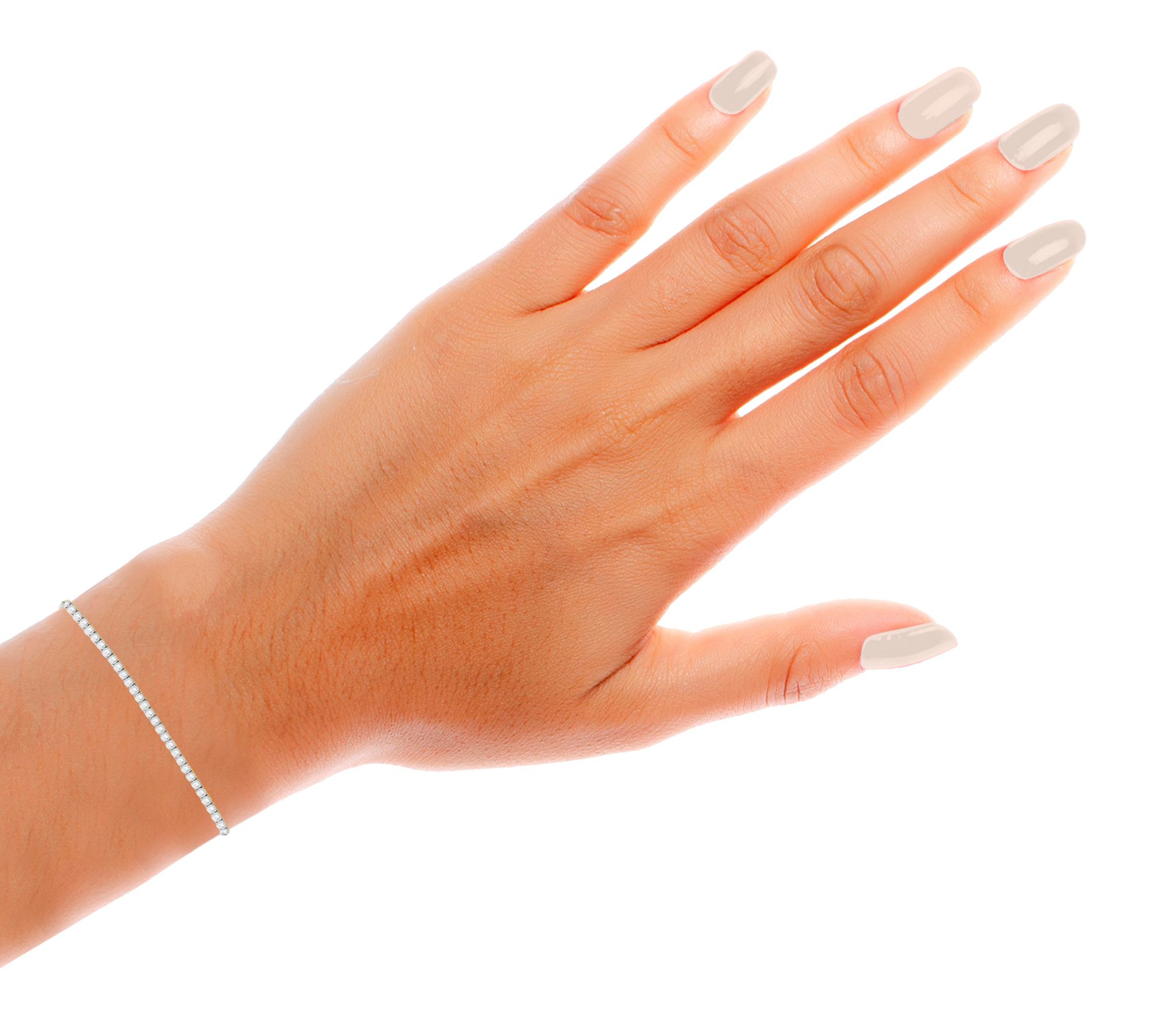 Affinity Diamonds 3.50 cttw Tennis Bracelet, 14K Gold