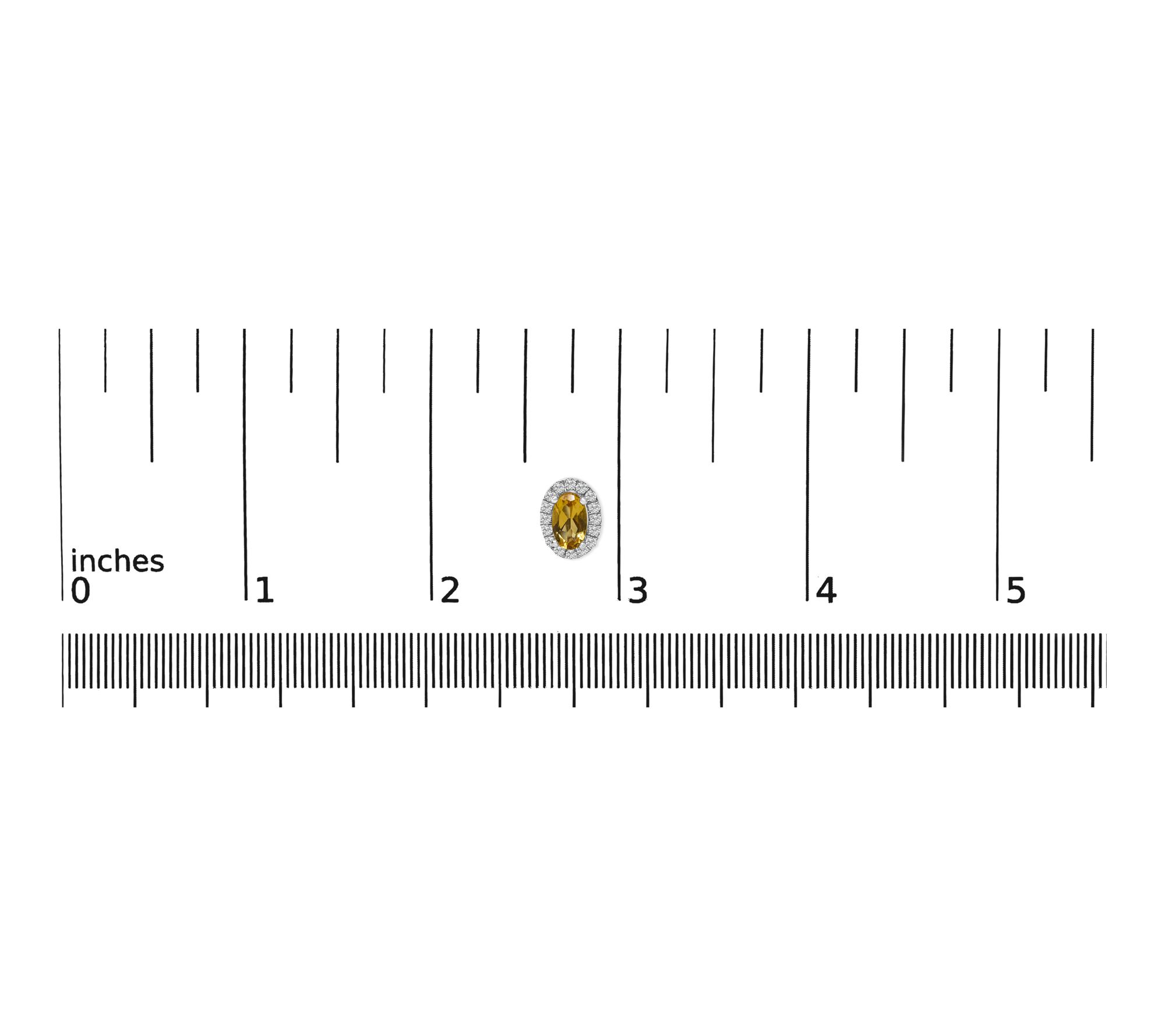 Haus of Brilliance Citrine & Diamond Halo Earrings, 10K Gold