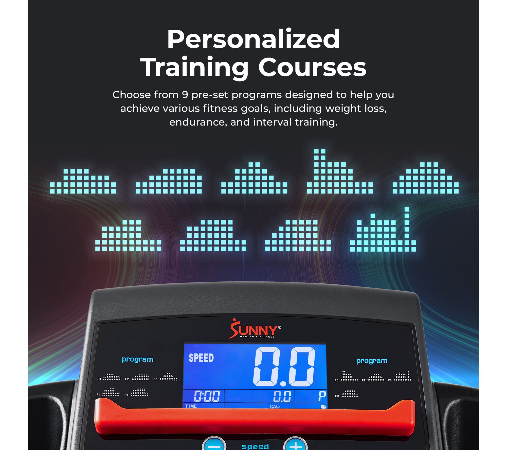 Sunny Manual Incline SMART Treadmill