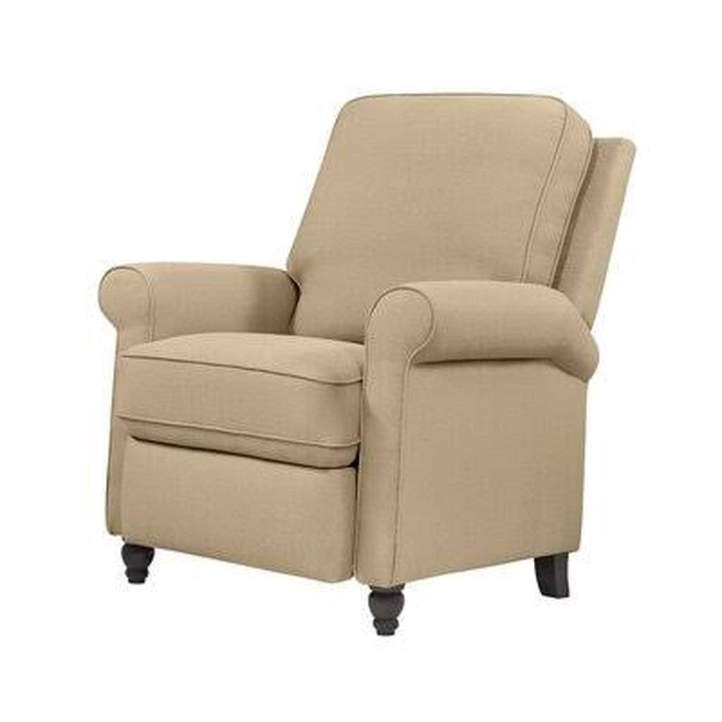 Leni Manual Recliner Andover Mills Upholstery Color: Taupe Gray Linen