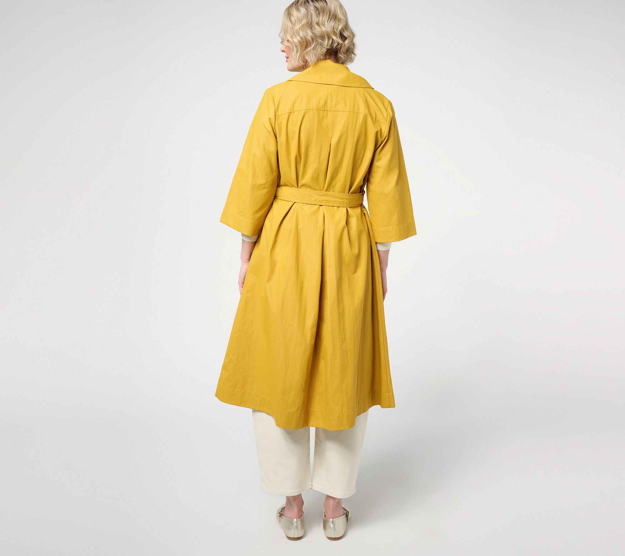 Carla Rockmore Collection Regular Taffetta Trench Coat