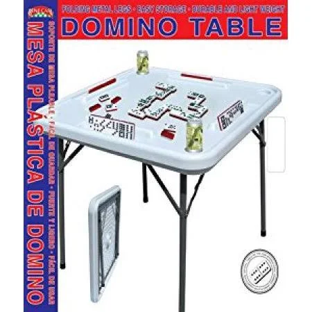 Bene Casa Blow Mold Domino Game Table