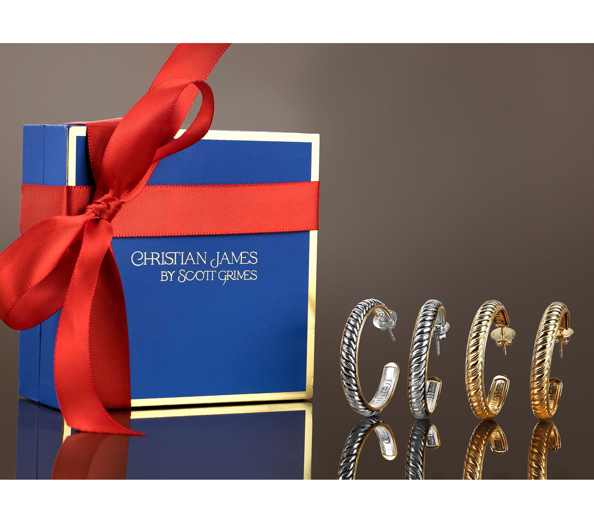 Christian James by Scott Grimes Sterl & 14KClad Two Tone 1-1/2