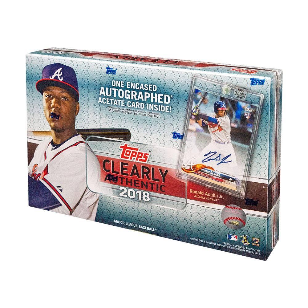 2018 Topps Clearly Authentic Baseball Hobby Box