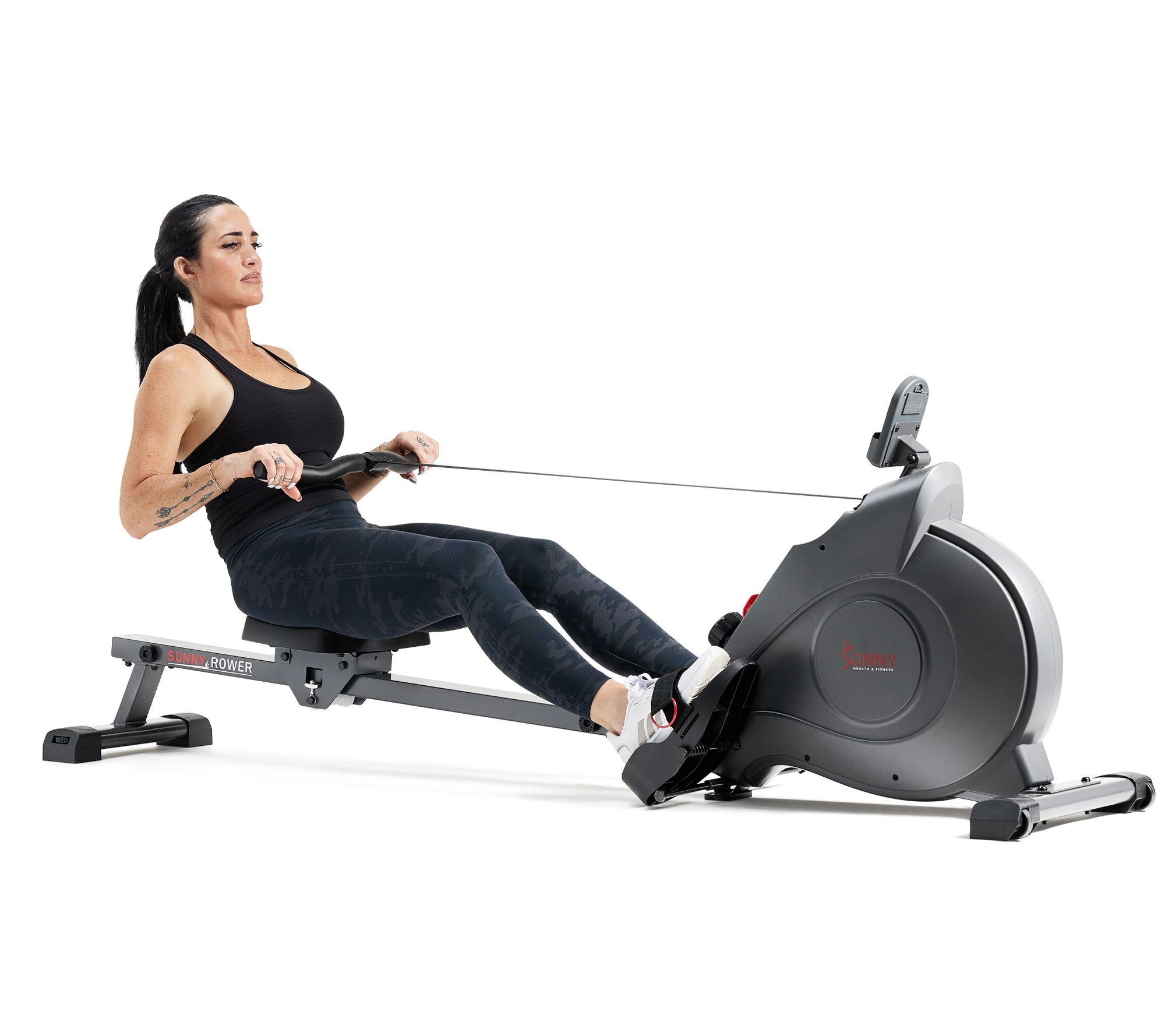 Sunny Health SMART Foldable Magnetic Rower