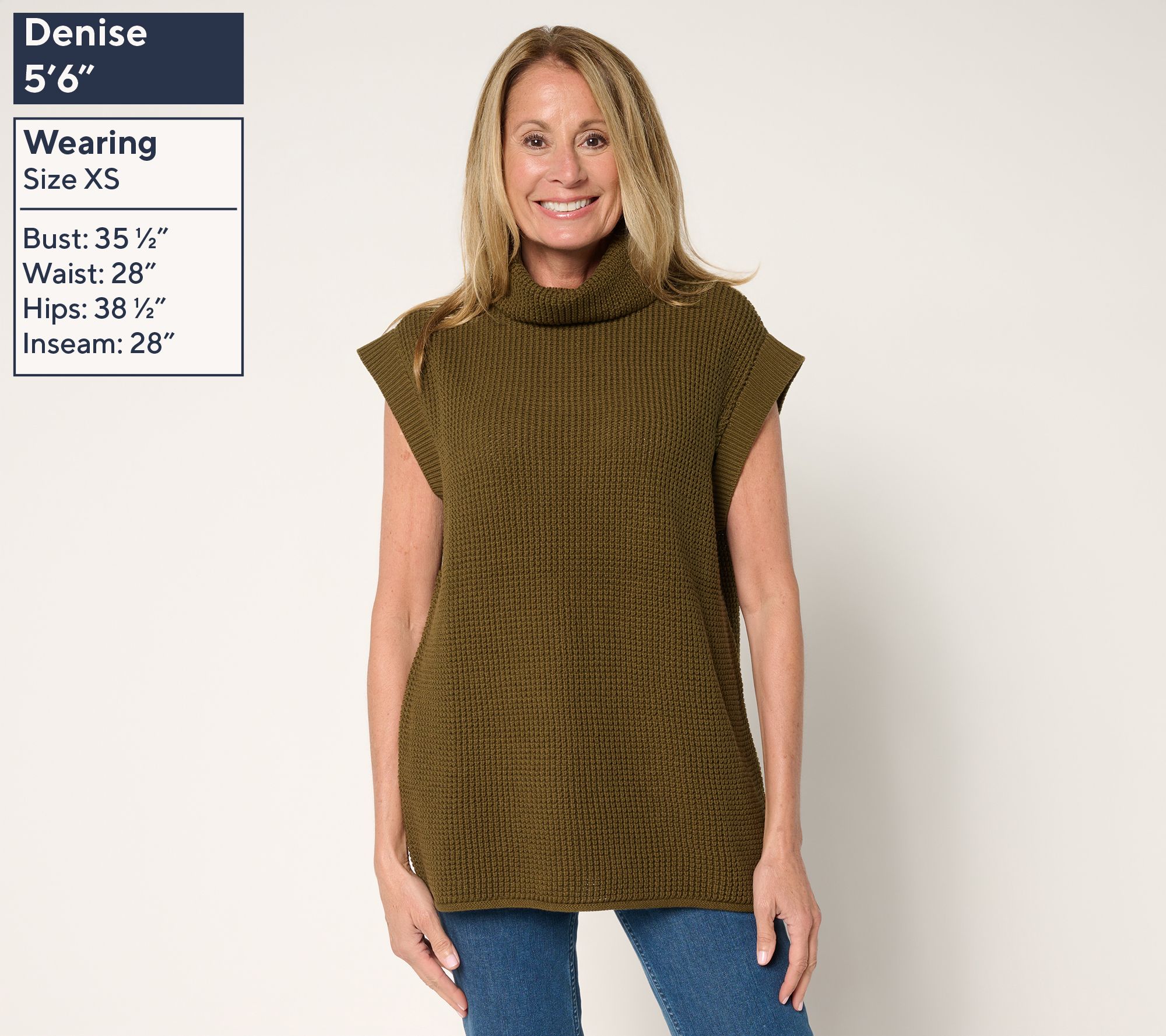 Martha Stewart Signature Sleeveless Pullover Sweater