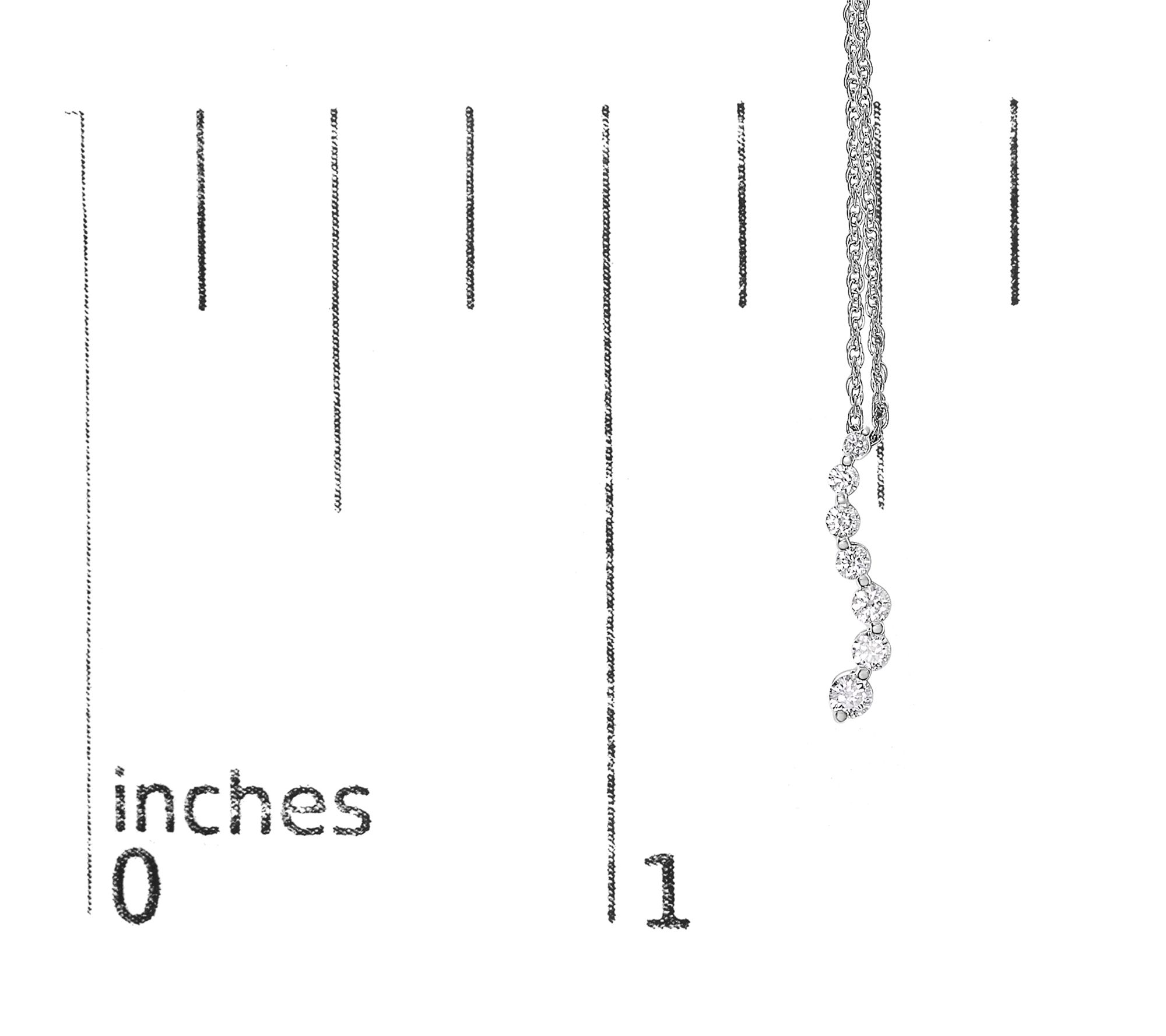 Haus of Brilliance Lab Grown Diamond Drop Necklace, Sterlng