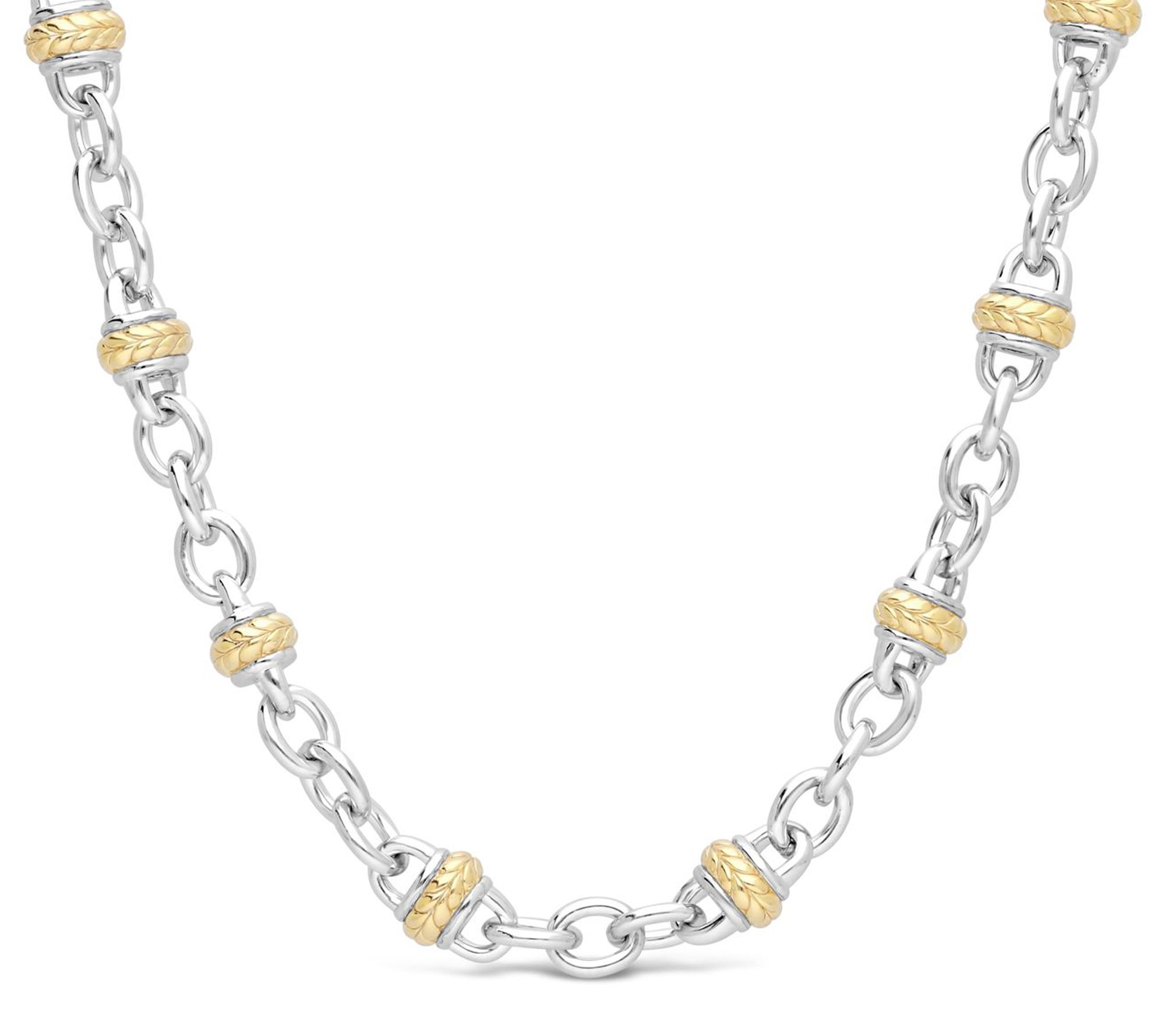 Tiffany Kay Studio Sterling & 14K Gold Clad Station Necklace