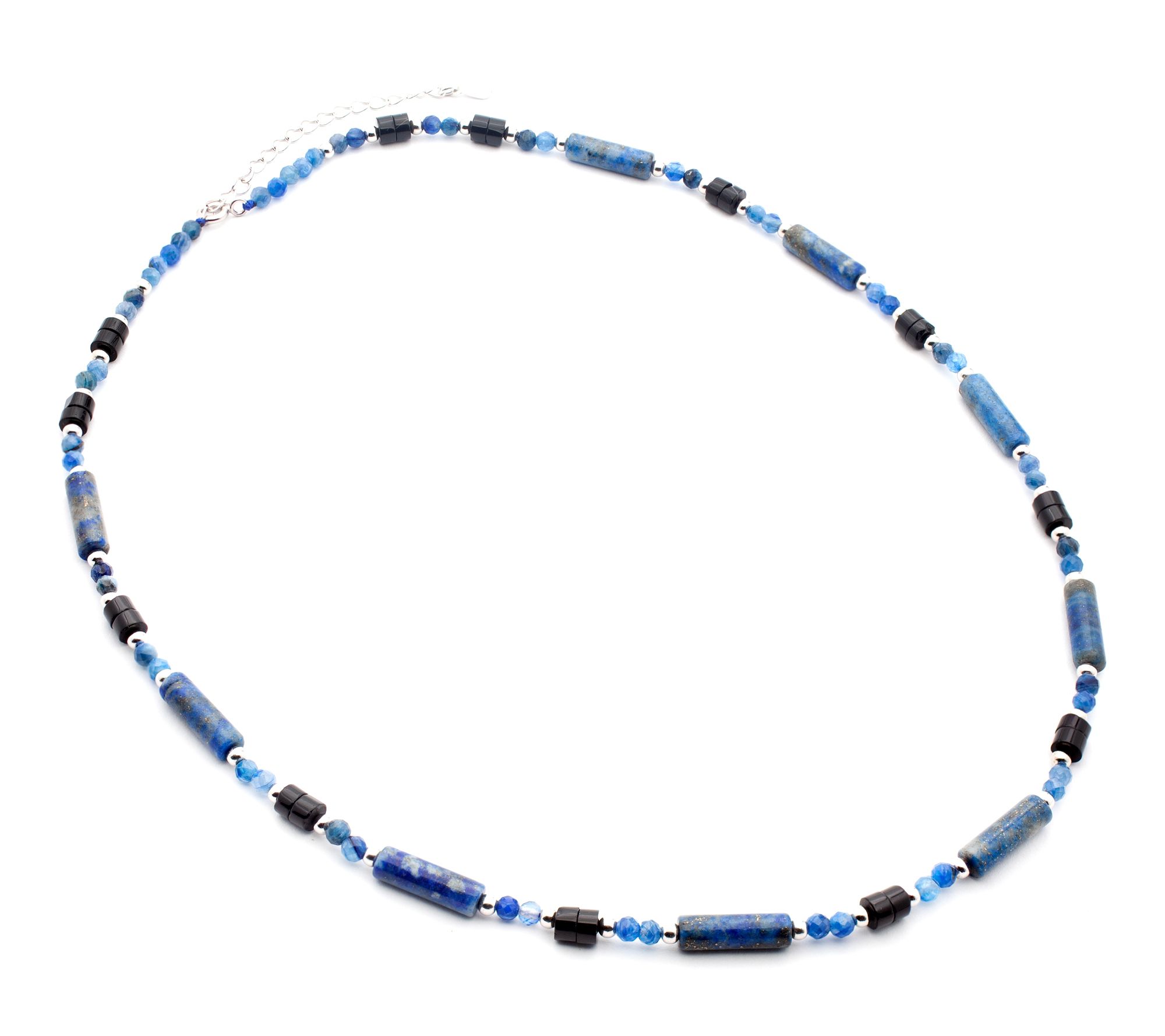 Or Paz Multi-Gemstone Bar & Bead Necklace