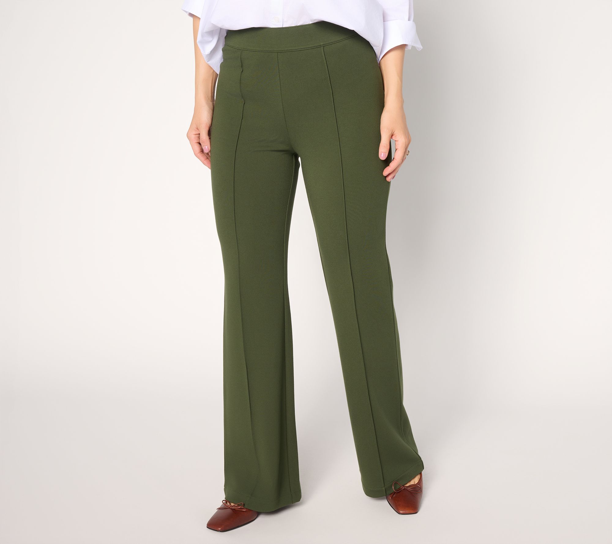Studio Park x Sandra Bennett Regular Pull-On Ponte Flare Pant