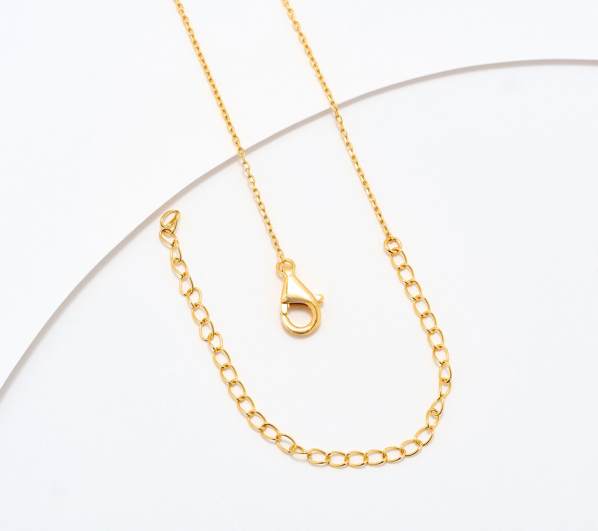 Diamonique x Jennifer Miller Puffy Elongated Heart Necklace, Sterling Silver