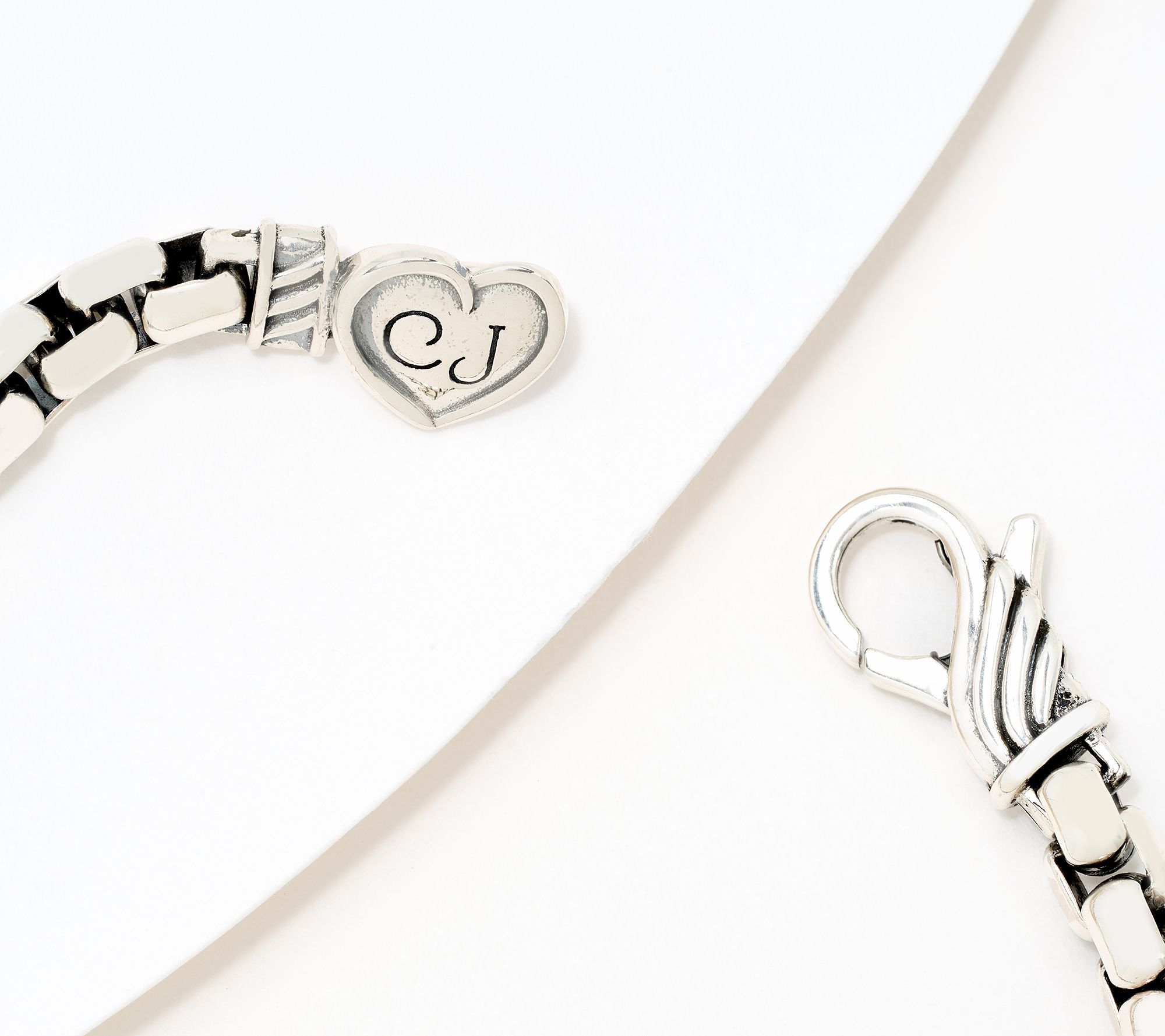 Christian James by Scott Grimes Sterling 5mm 7x1 Luciano Bracelet, 14.8g