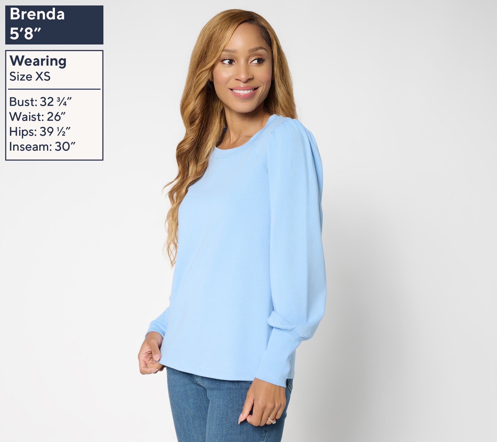 Studio Park x Amy Stran Puff Sleeve Baseball Tee