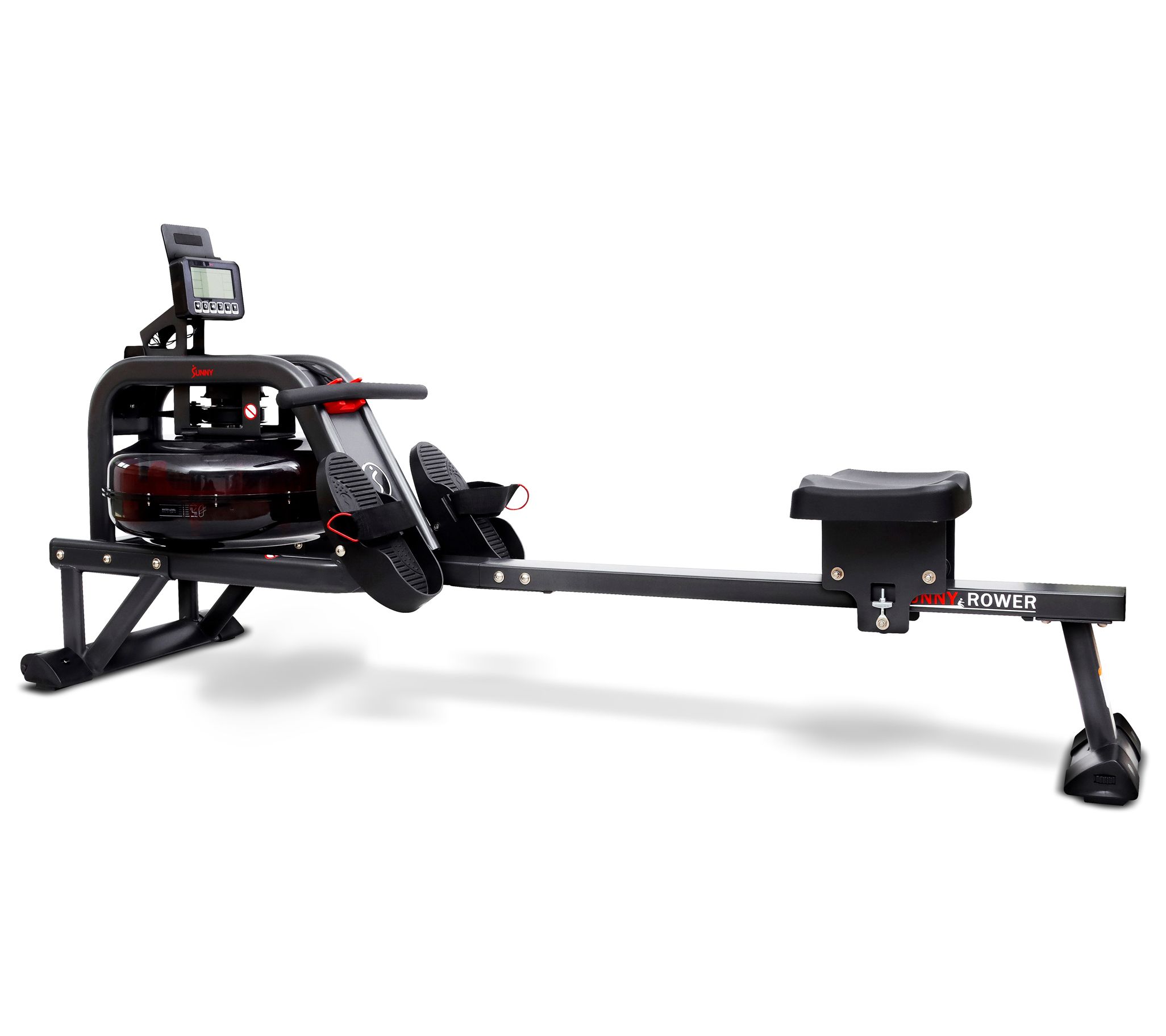 Sunny Health & Fitness Smart Obsidian Surge 500 m Water Rower