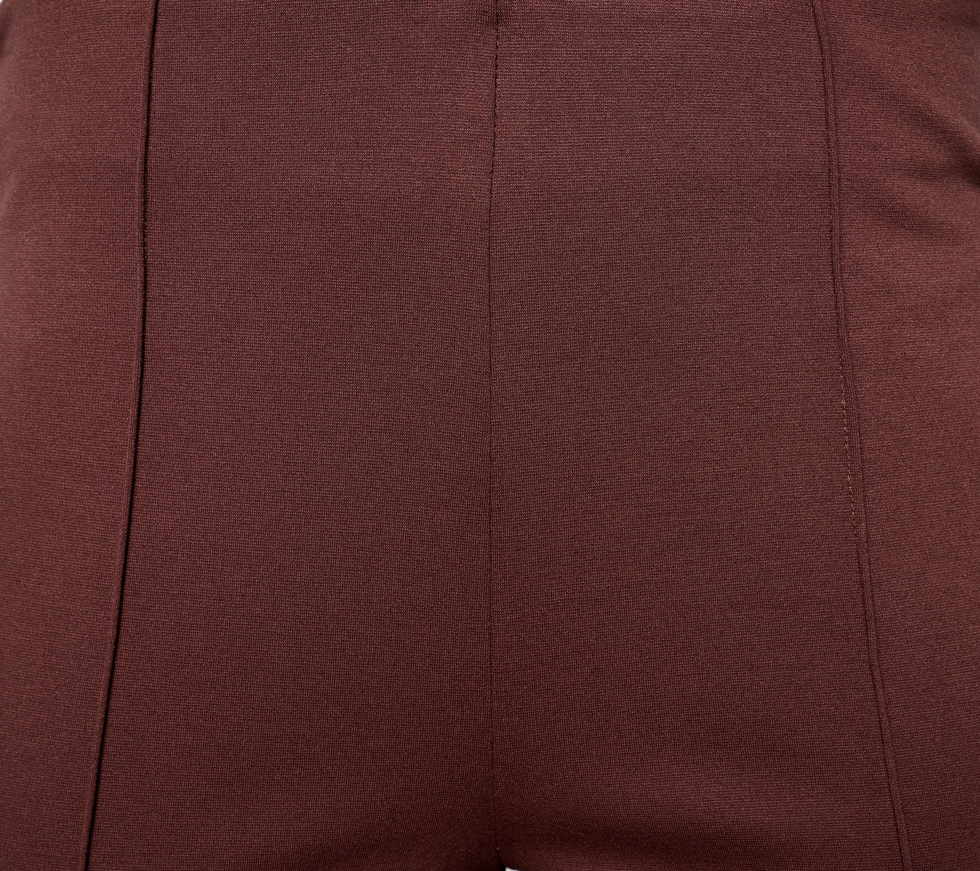 BEAUTIFUL by Lawrence Zarian Regular Ponte Pull-On Front Seam Pant