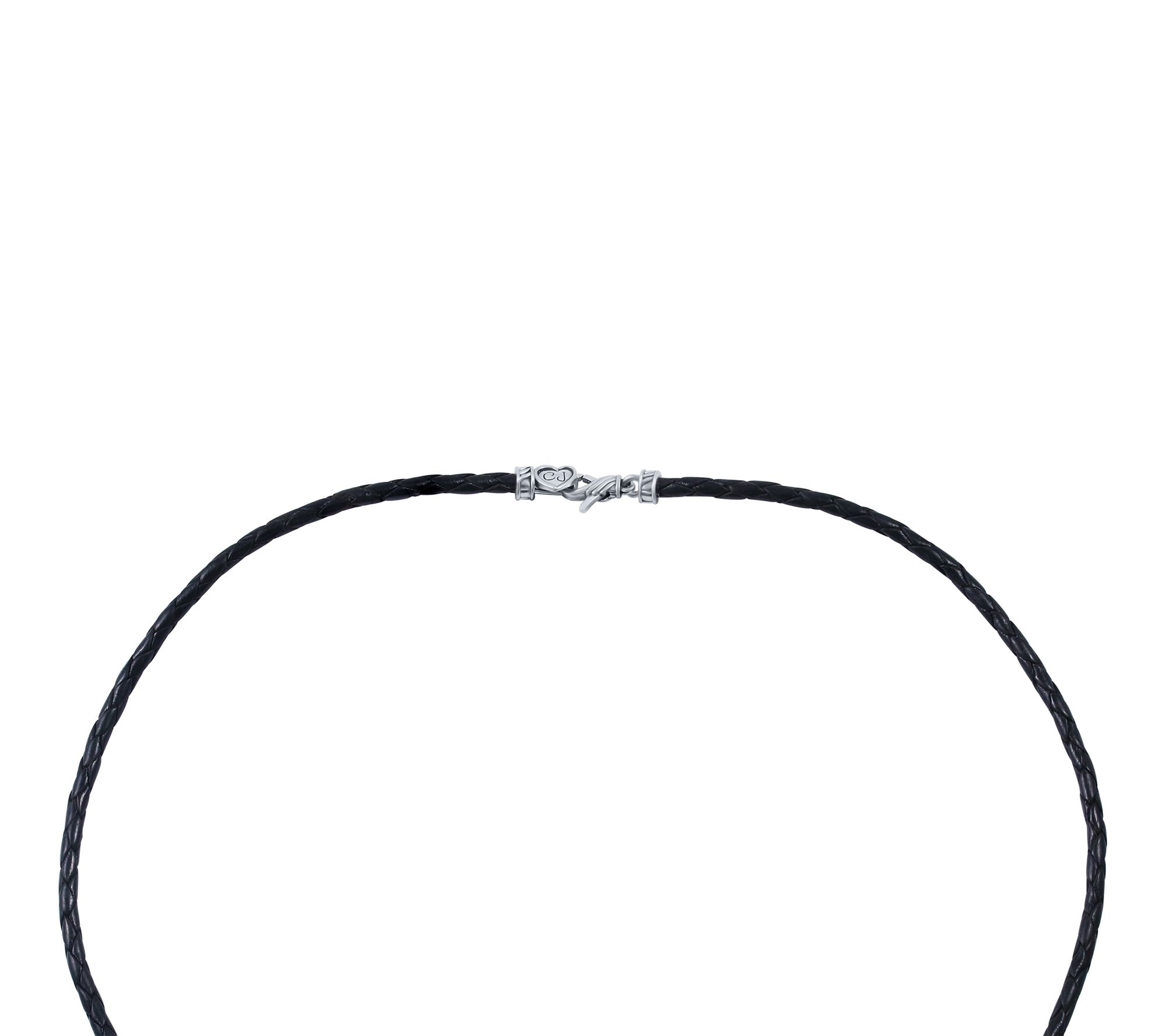 Christian James by Scott Grimes Sterling 3mm Leather Necklace