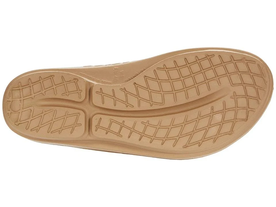 OOFOS Womens OOlala Sandal Taupe 10